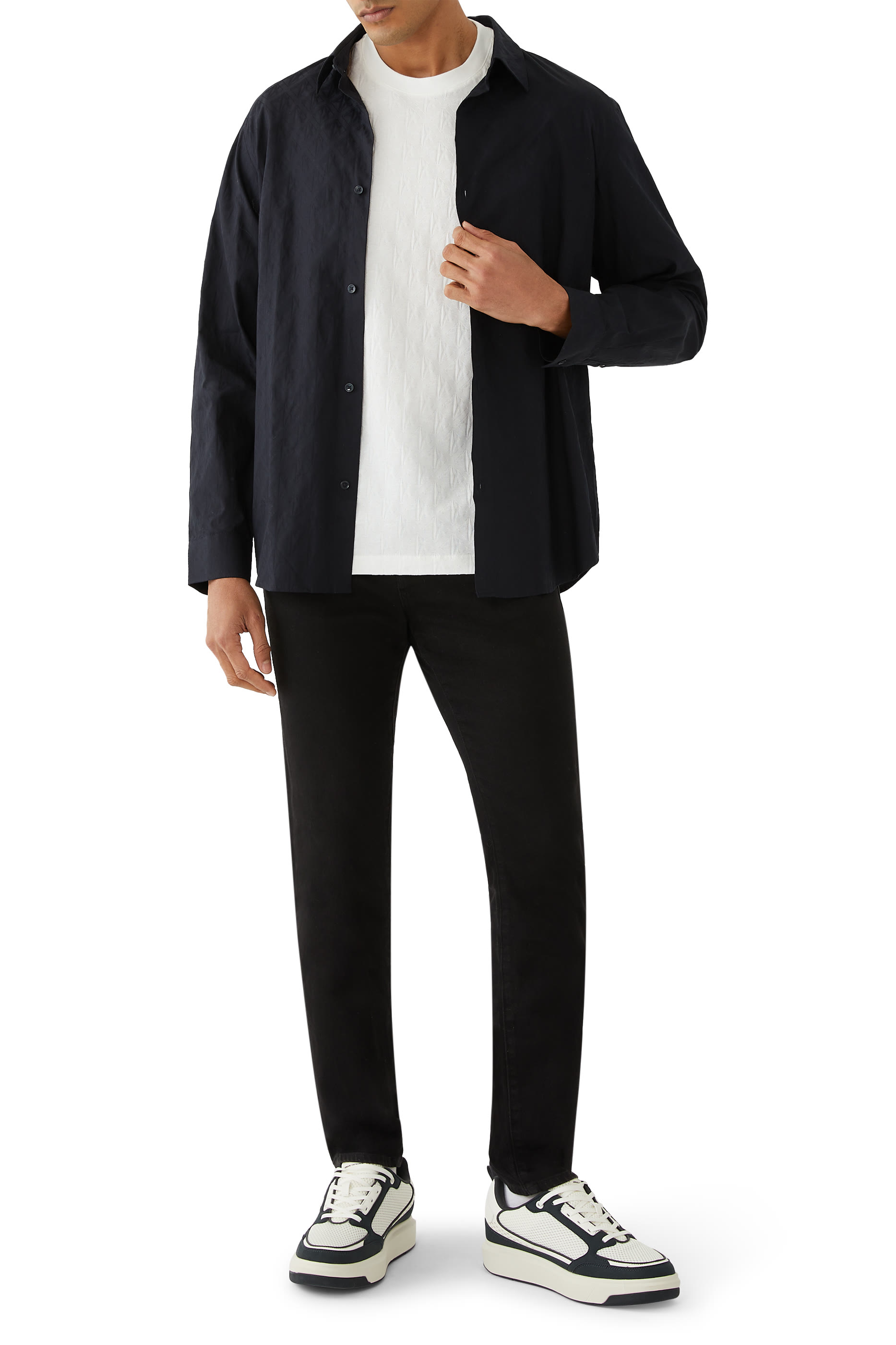 All-Over Logo Regular Fit Shirt