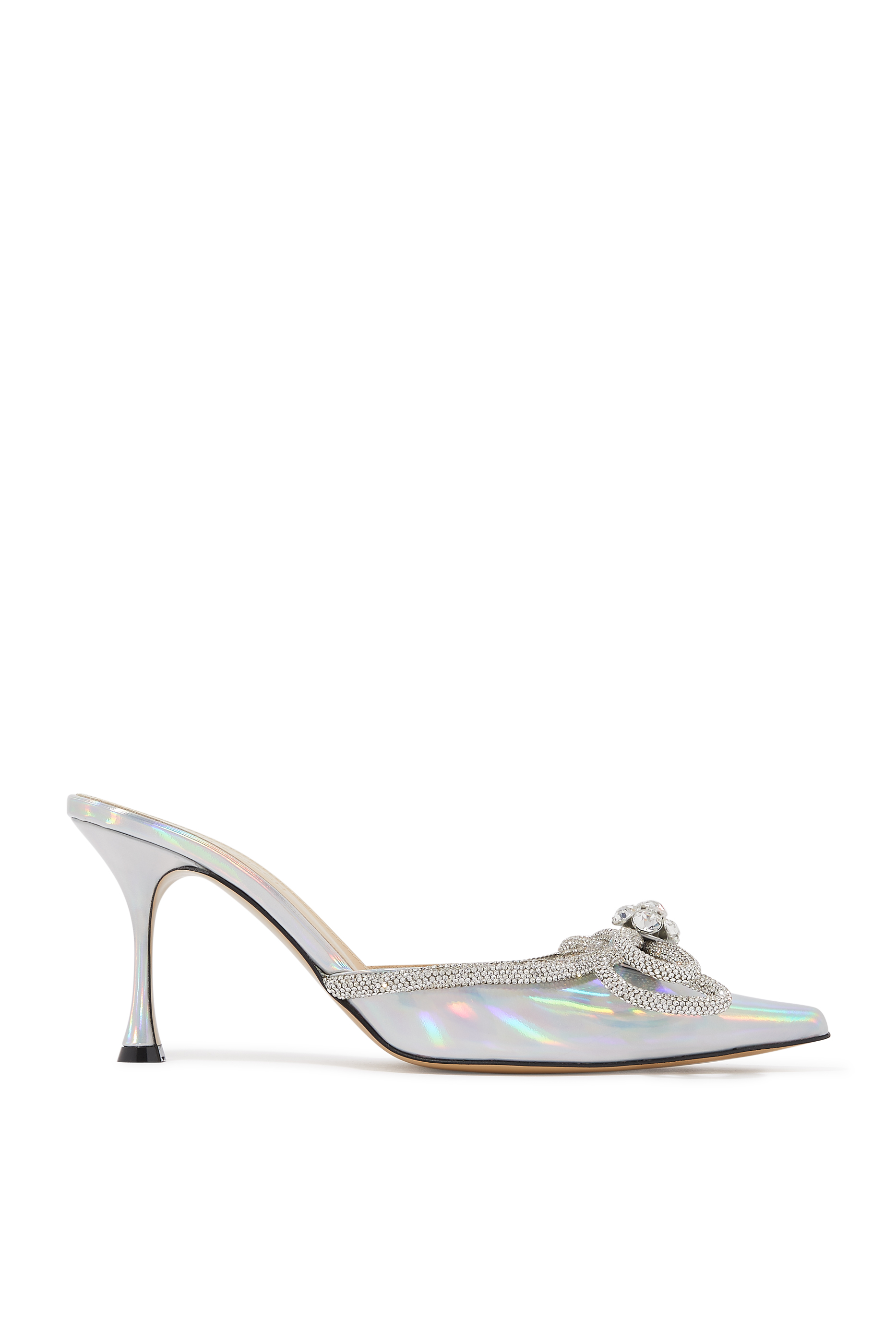 Buy Mach & Mach Double Bow Iridescent Mule for Womens | Bloomingdale's ...