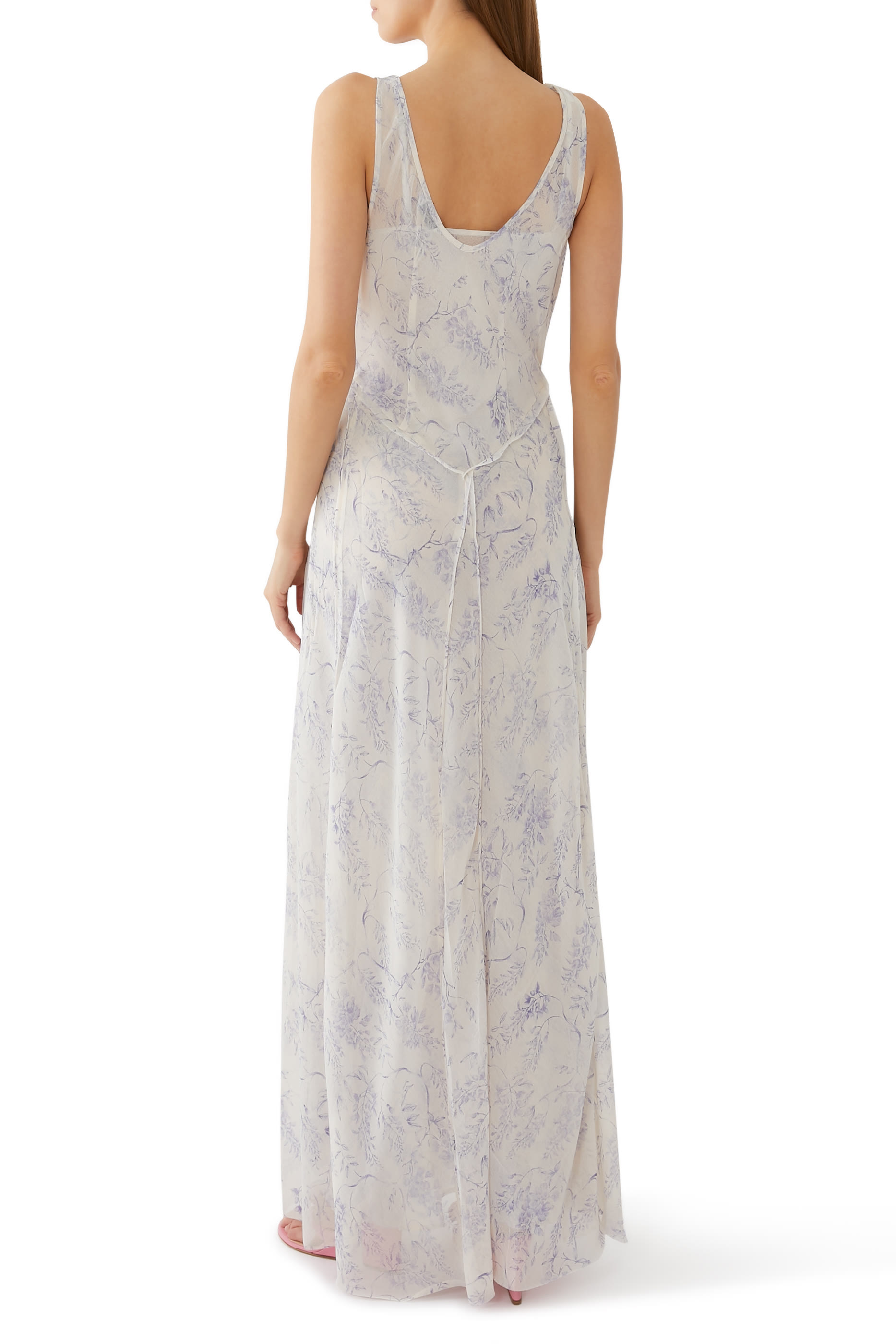 Ditte Chiffon Print Dress