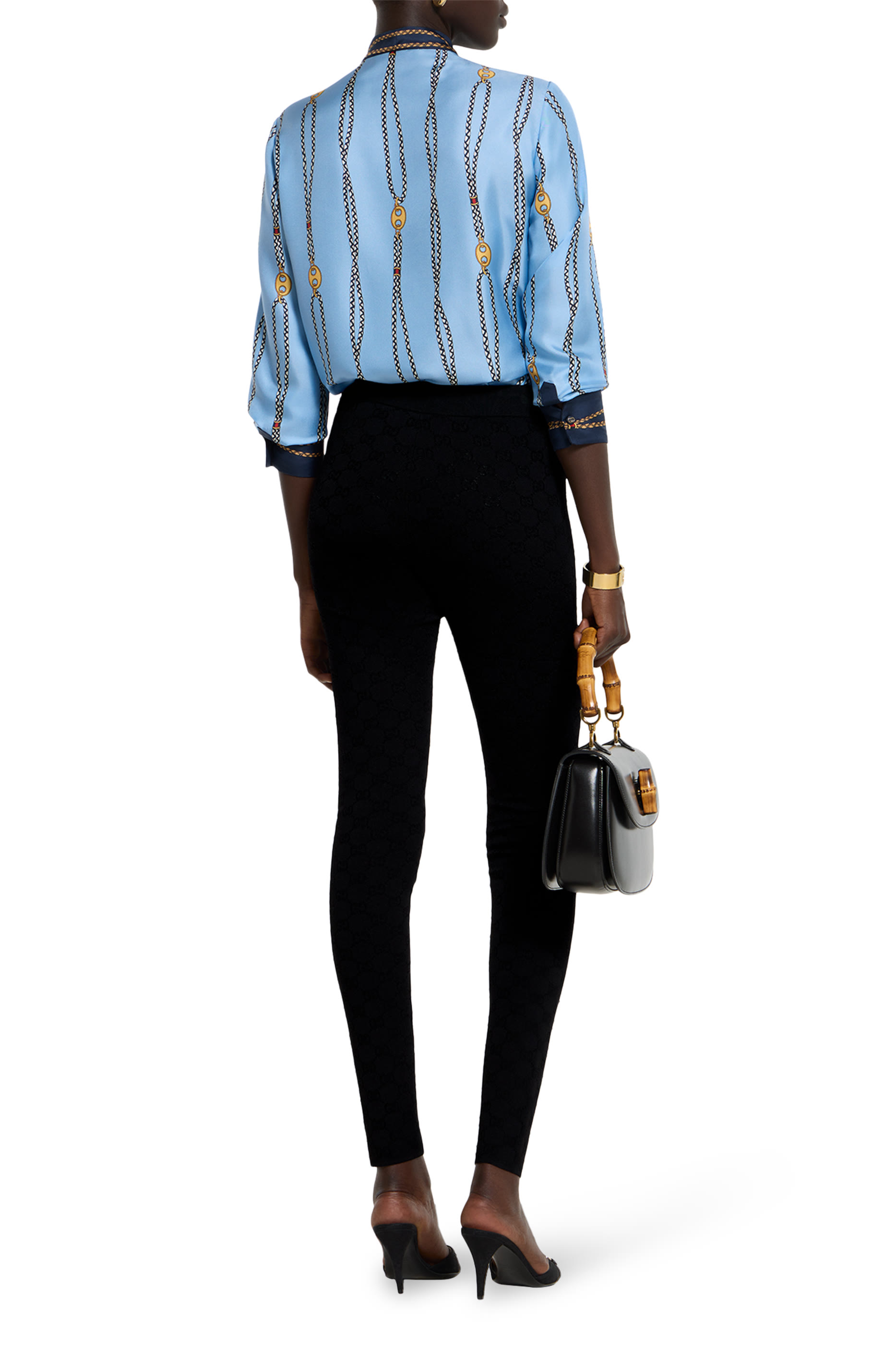 Printed Silk Twill Shirt 