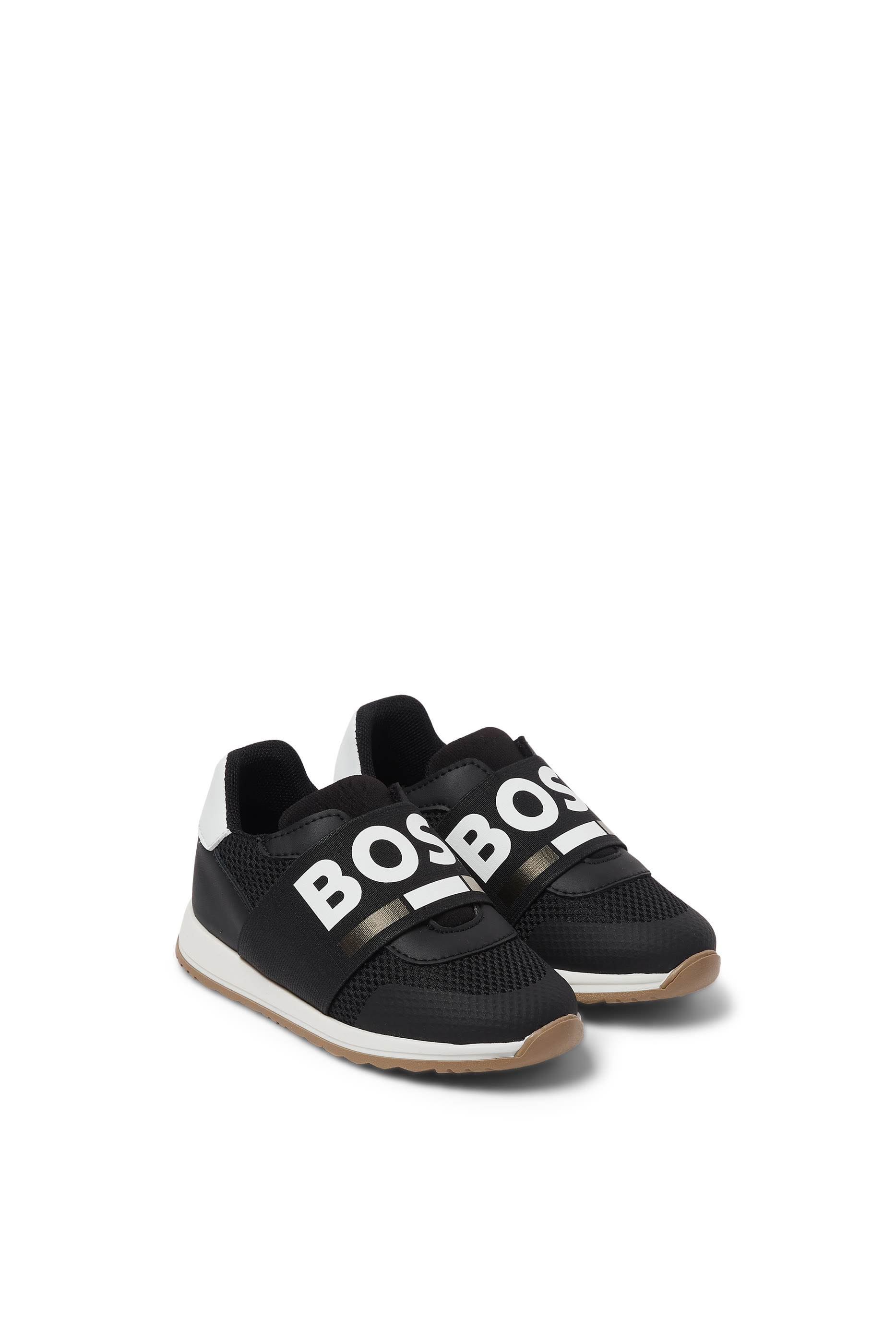 Kids Logo-Print Velcro Sneakers