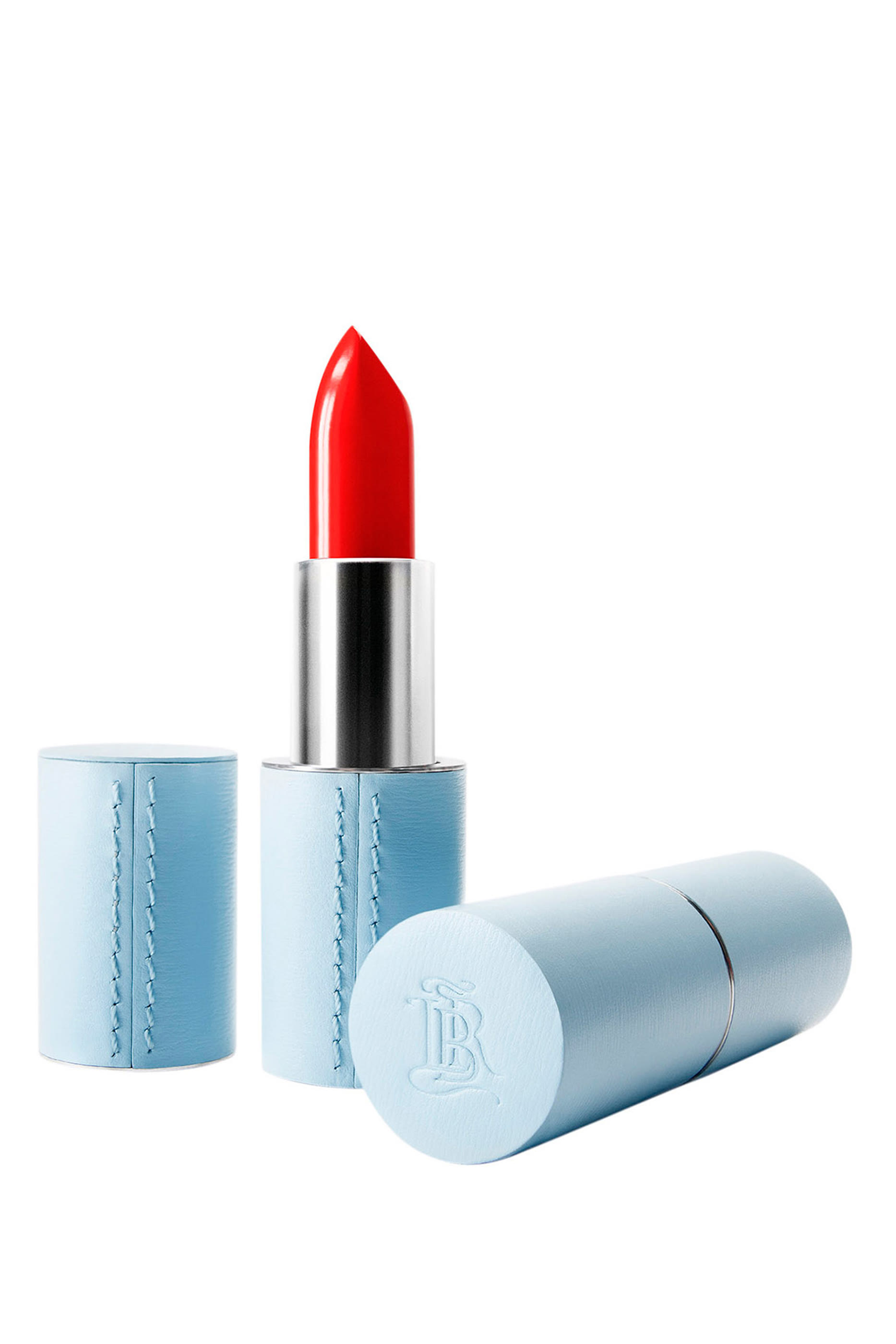 Refillable Fine Leather Lipstick Case