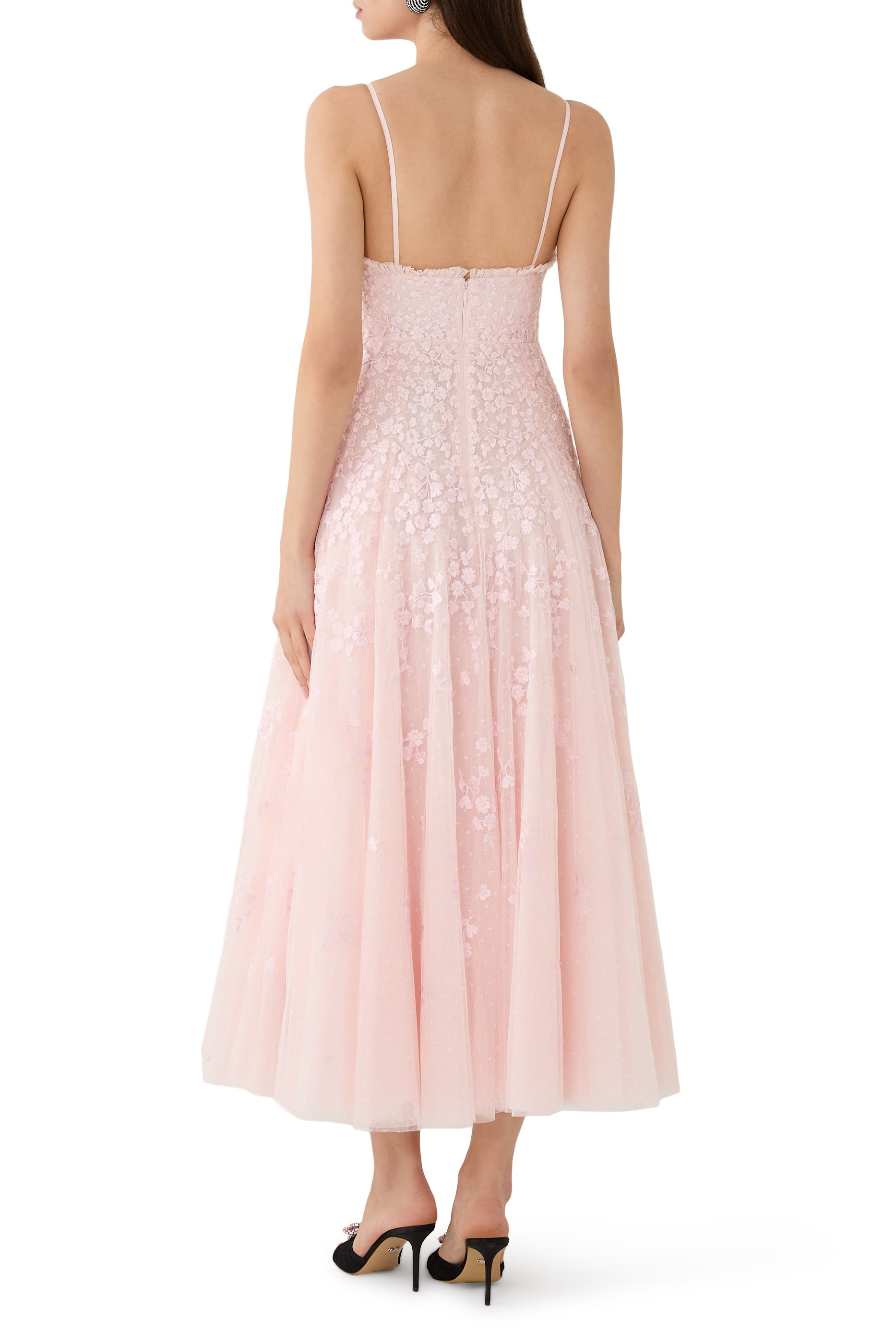 Scatter Blossom Cami Ankle Gown 