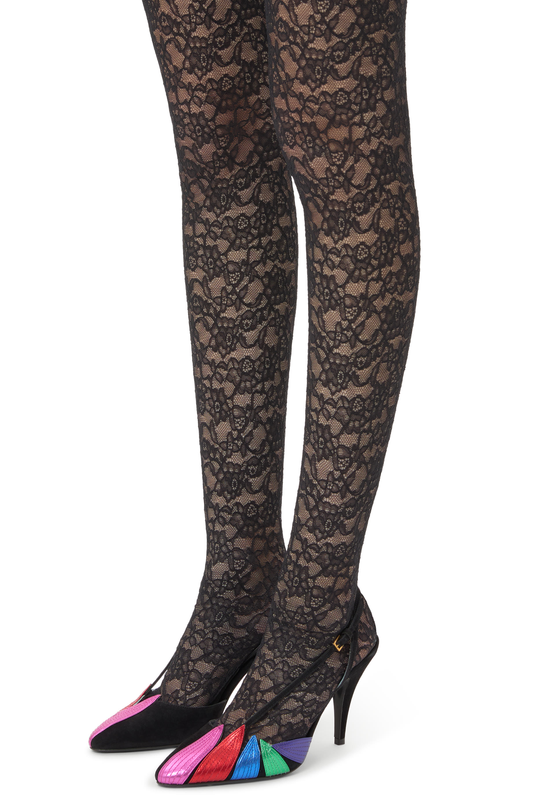 Foliefoliage Suede 90 Slingback Pumps