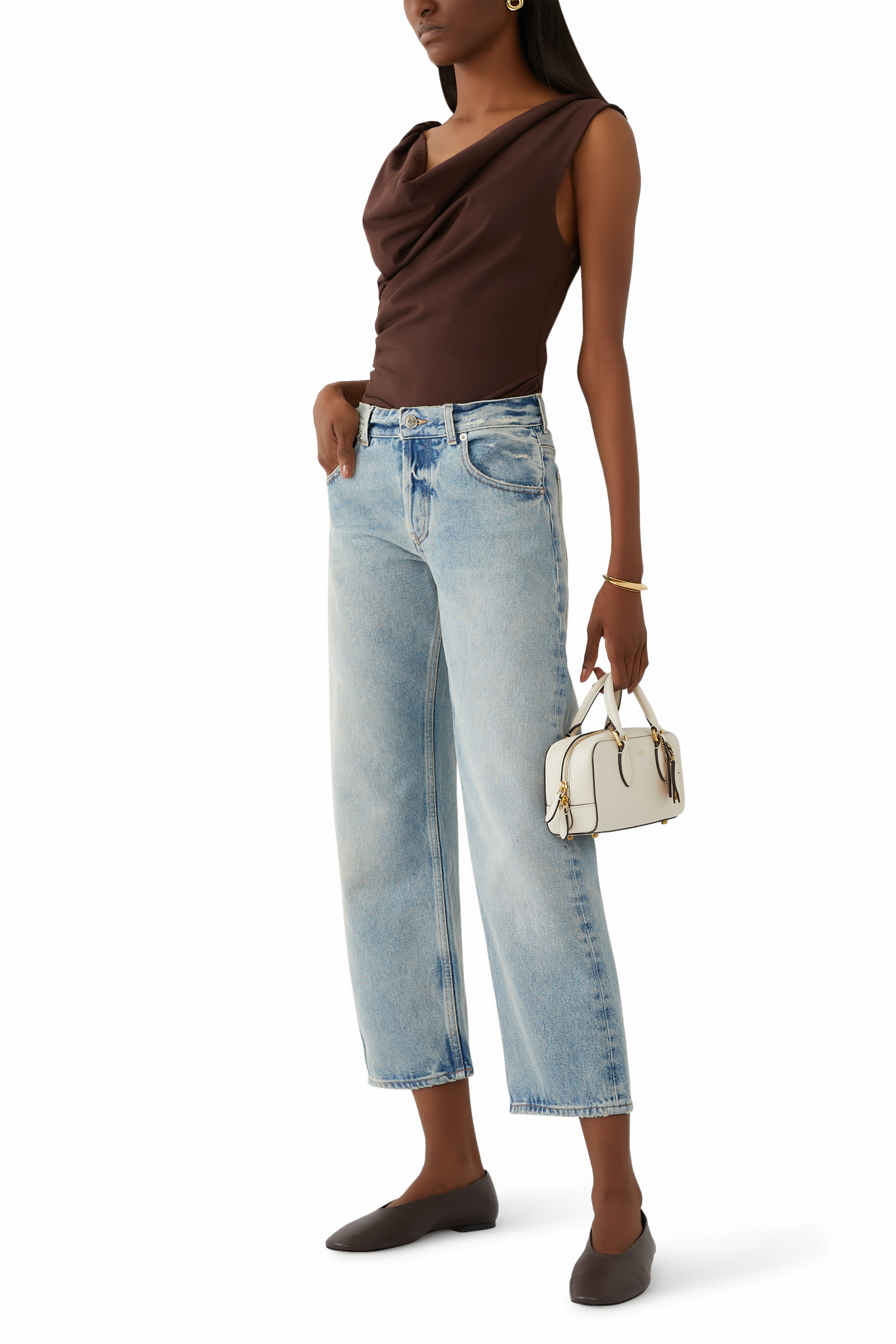 Kirsten Leather Ballet Flats