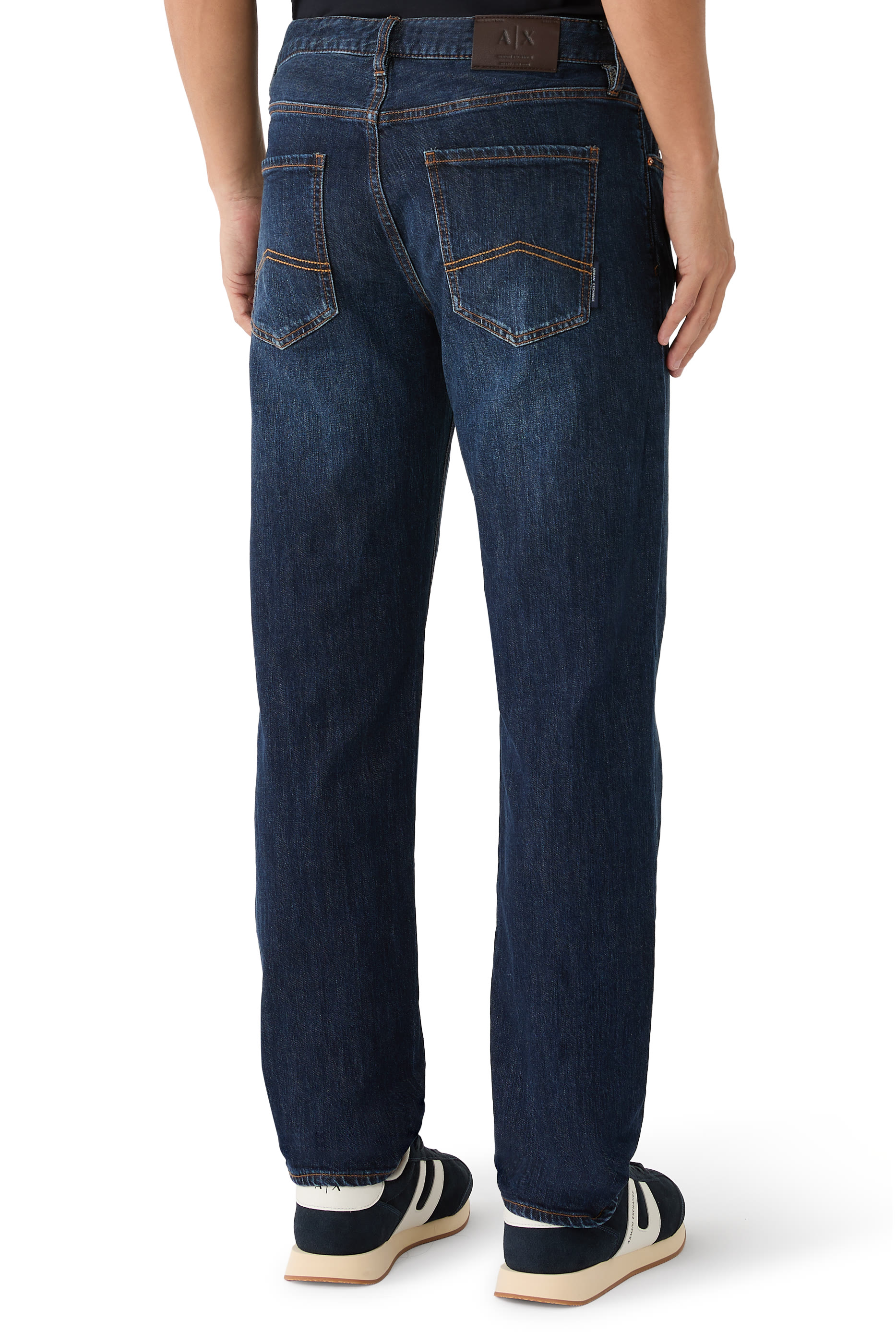 Comfort Denim Straight Jeans