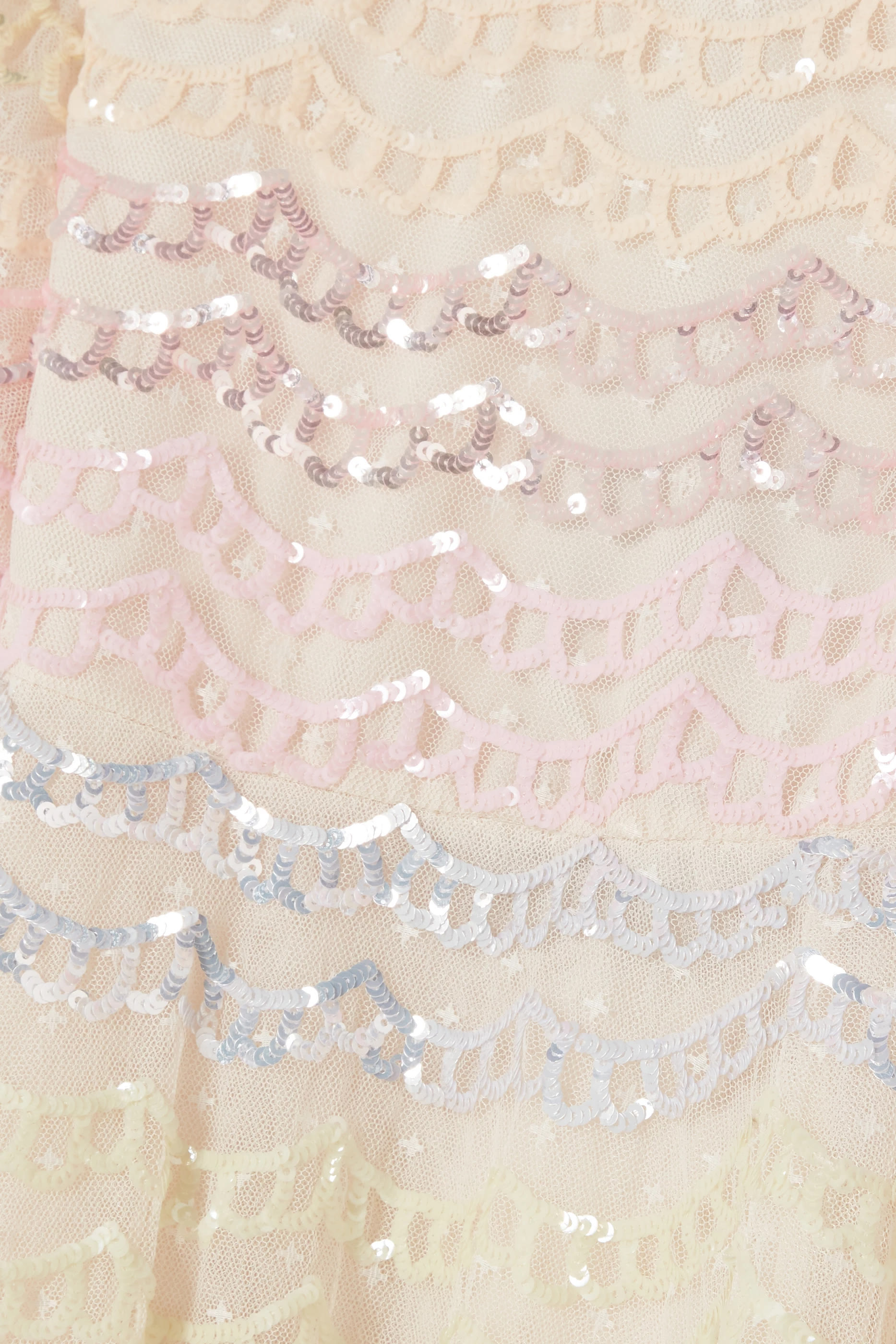 Kids Ombre Scallop Dress