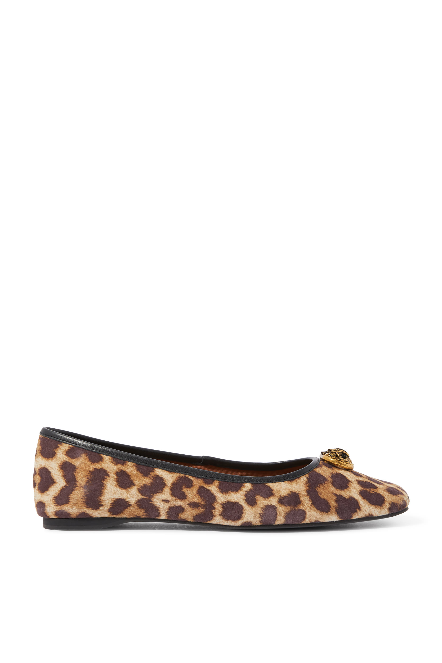 Chelsea Leopard Print Square Toe Ballet