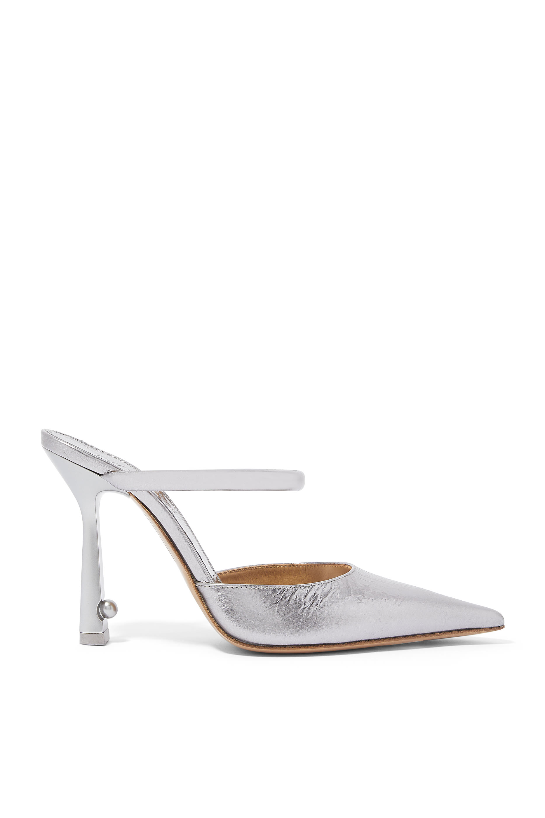 Lollipop 115 Metallic Leather Mules