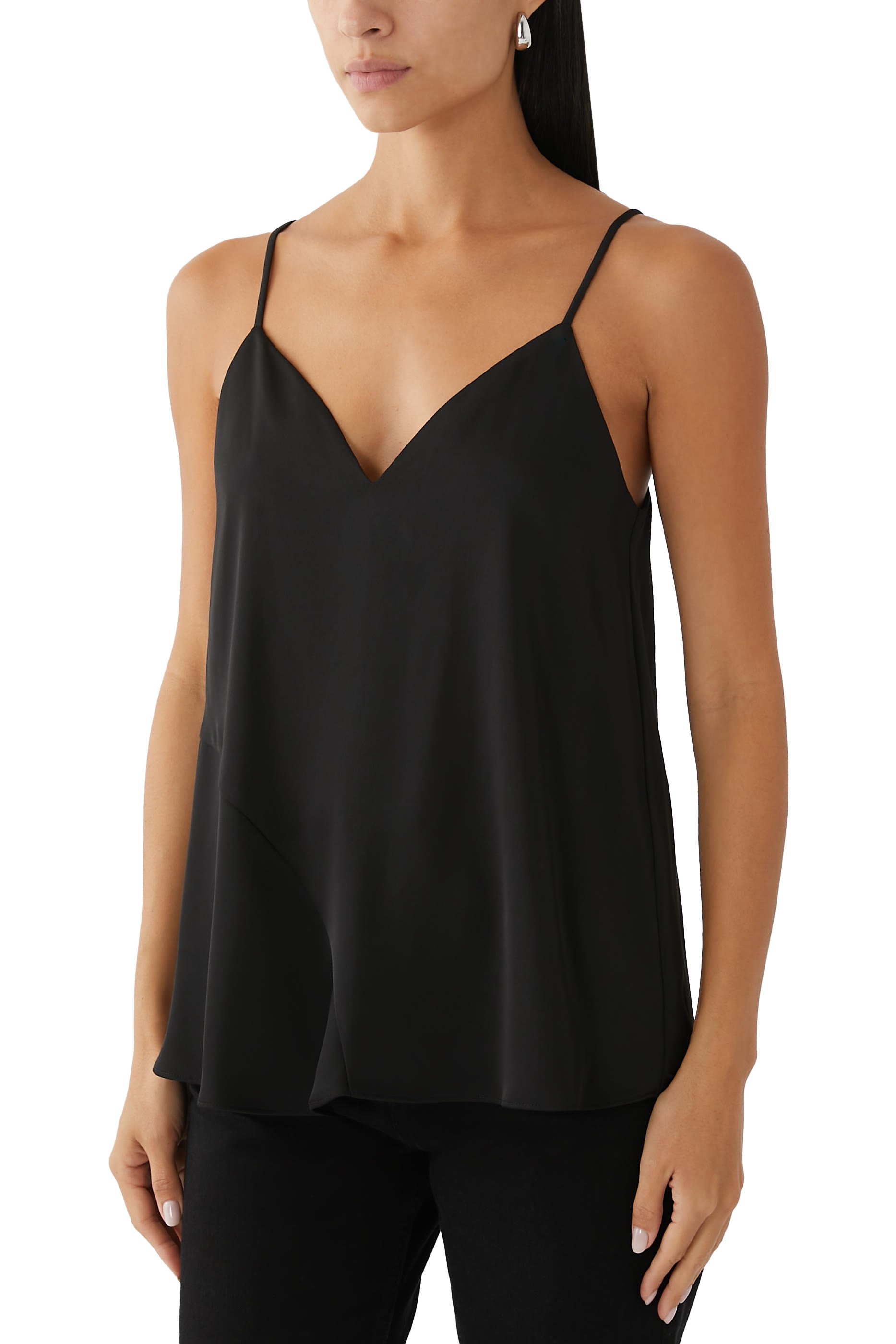 Matte Satin Fabric Top