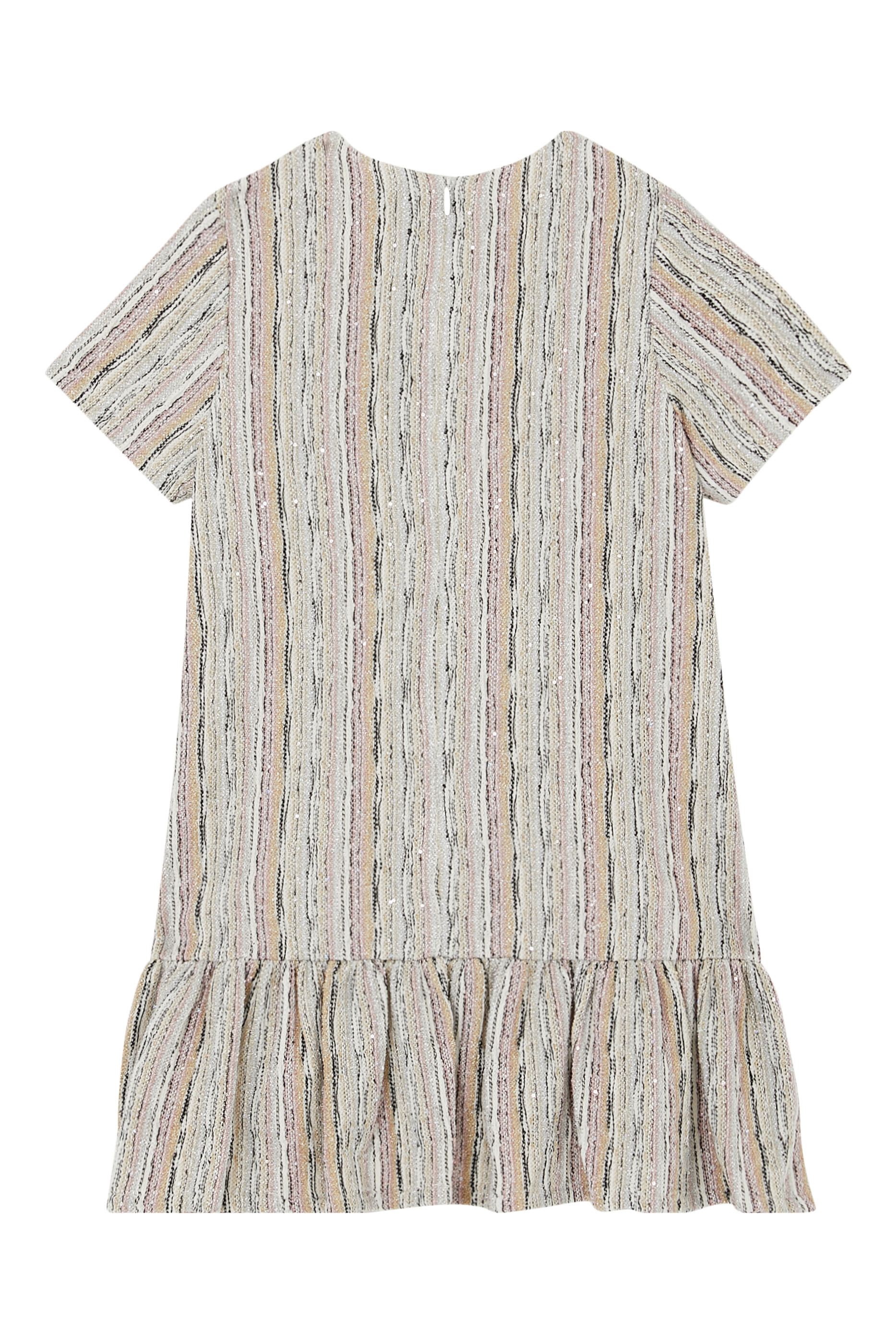 Kids  Stripes Lurex Knit Dress