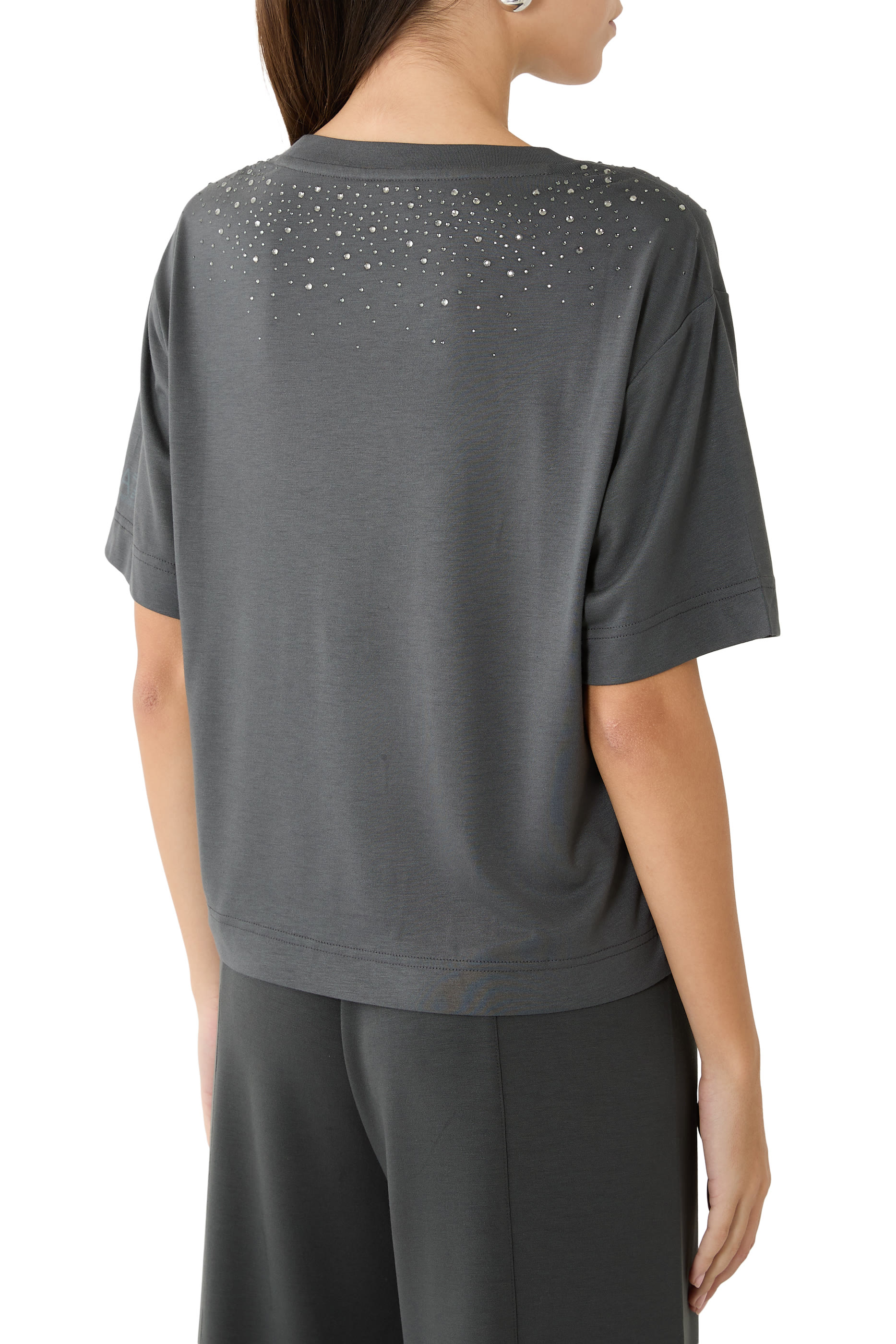  Crystal Embellished T-Shirt