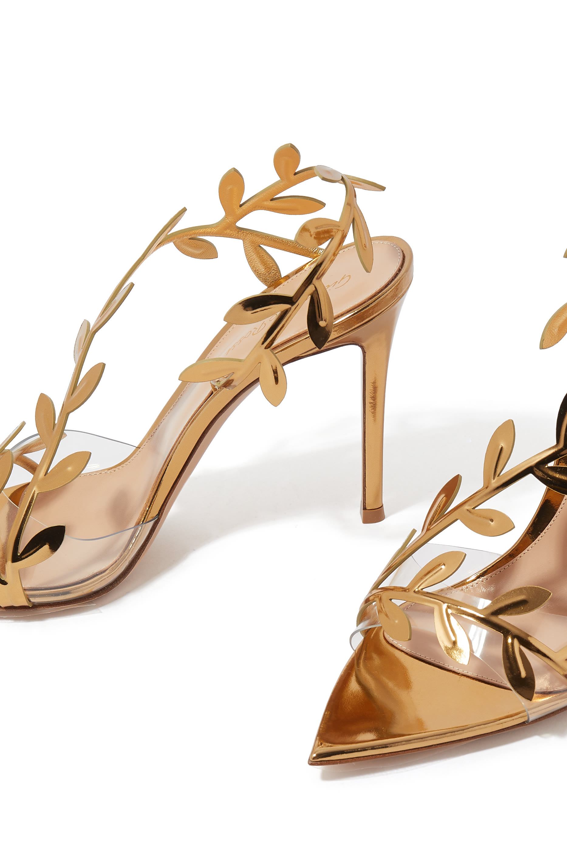 Flavia 150 Metallic Leather Asymmetrical Sandals