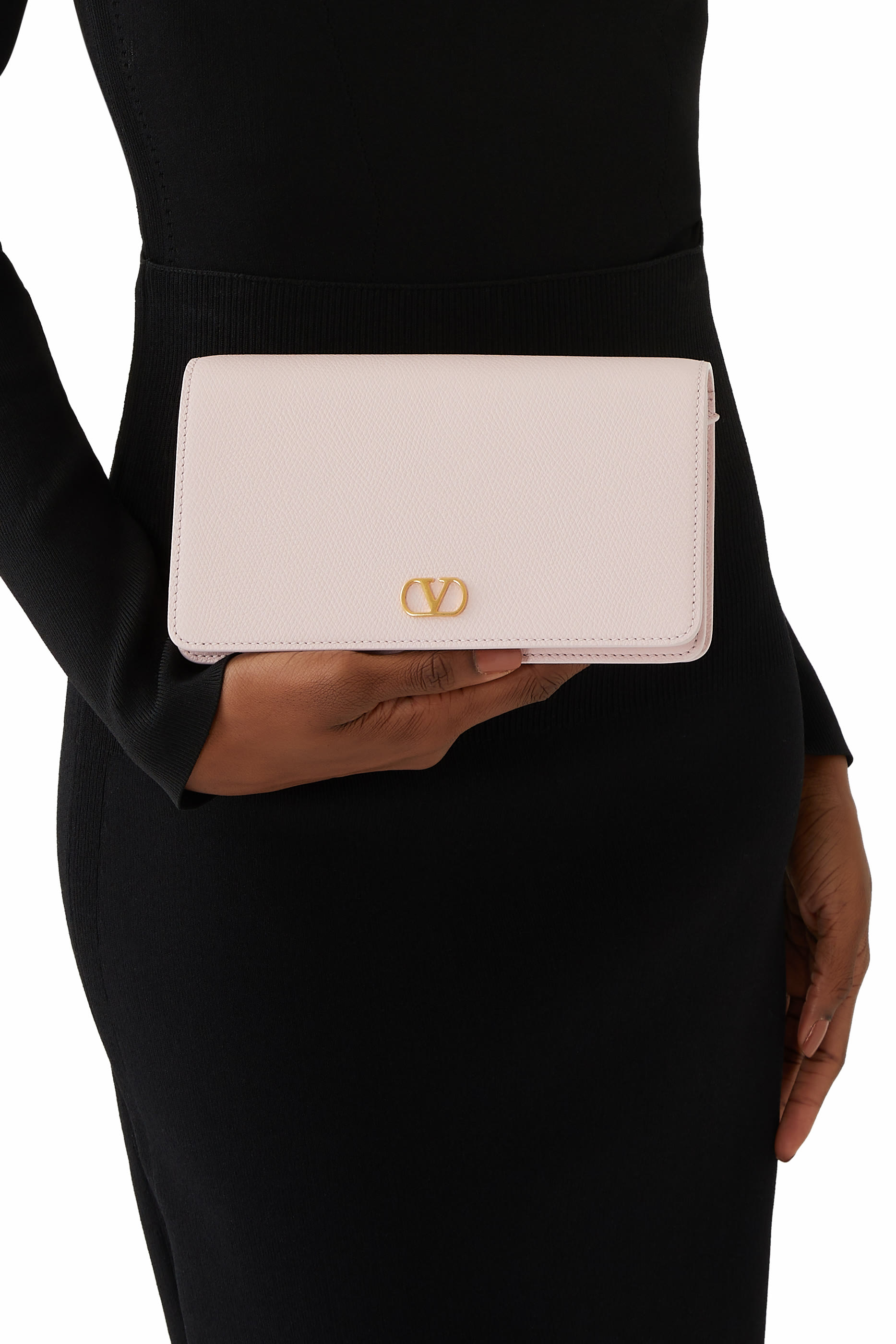 VLogo Signature Strap Wallet