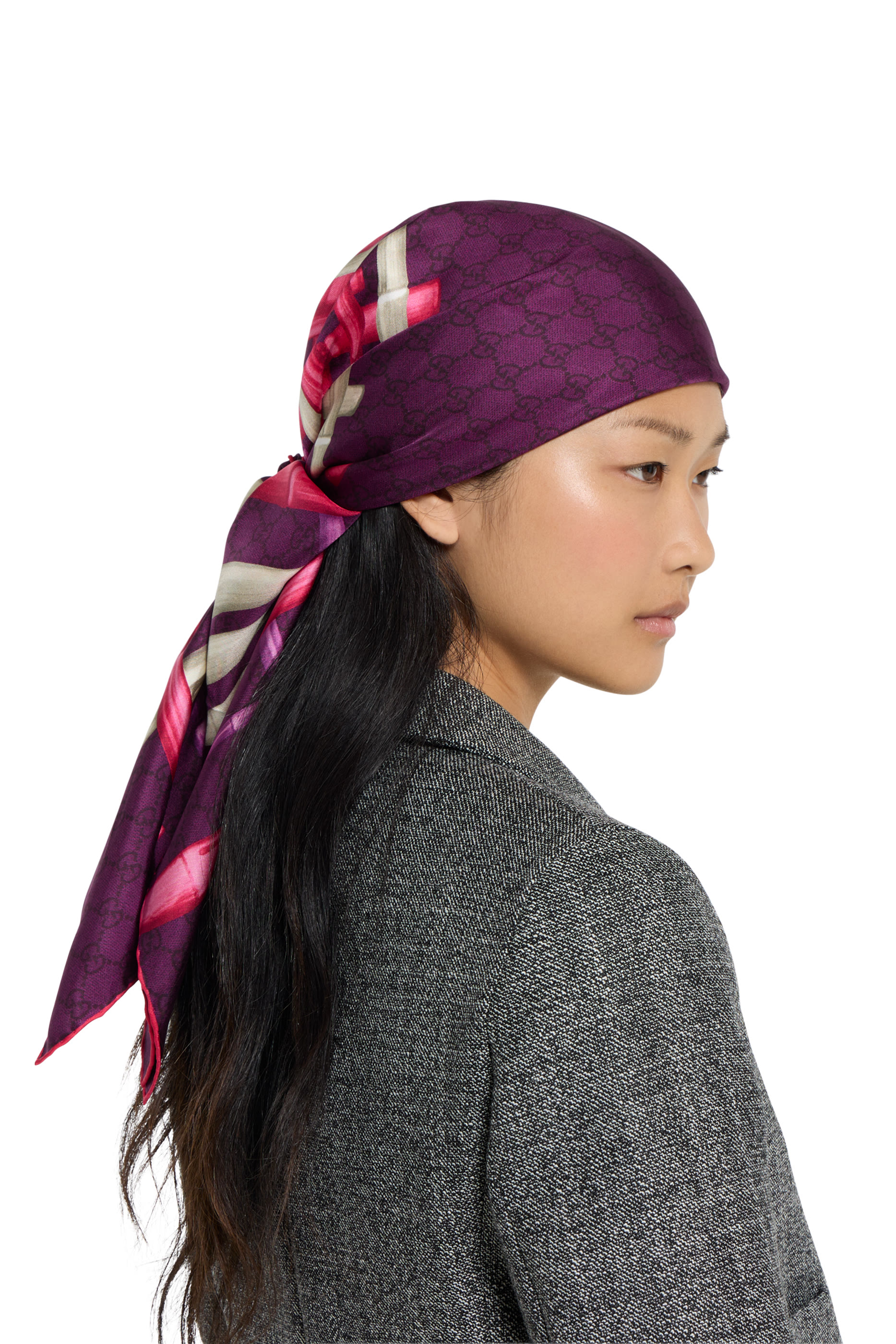 Printed Silk Twill Carré