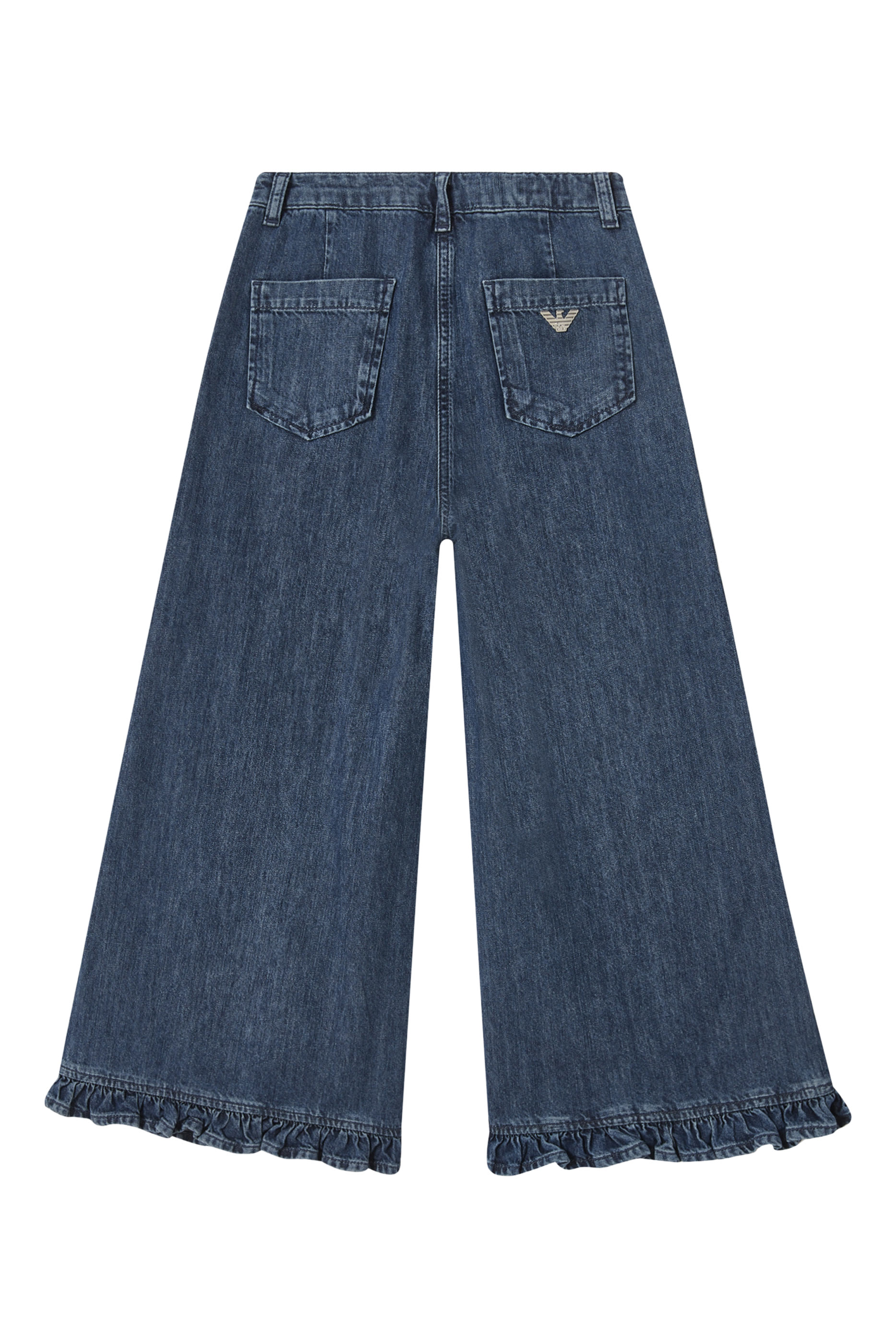 Kids Ruffles Denim Jeans