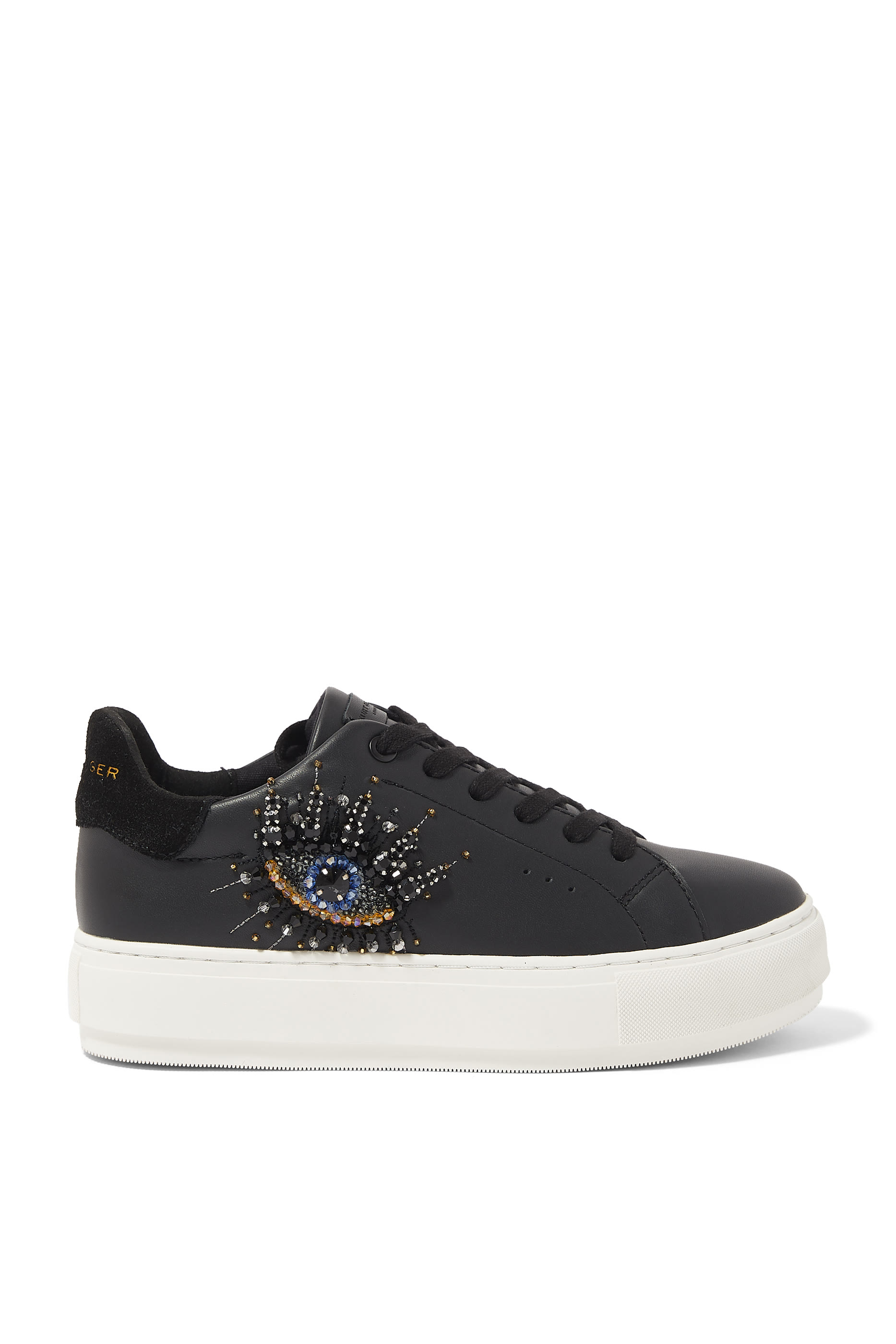 Laney Platform Eye Leather Sneakers