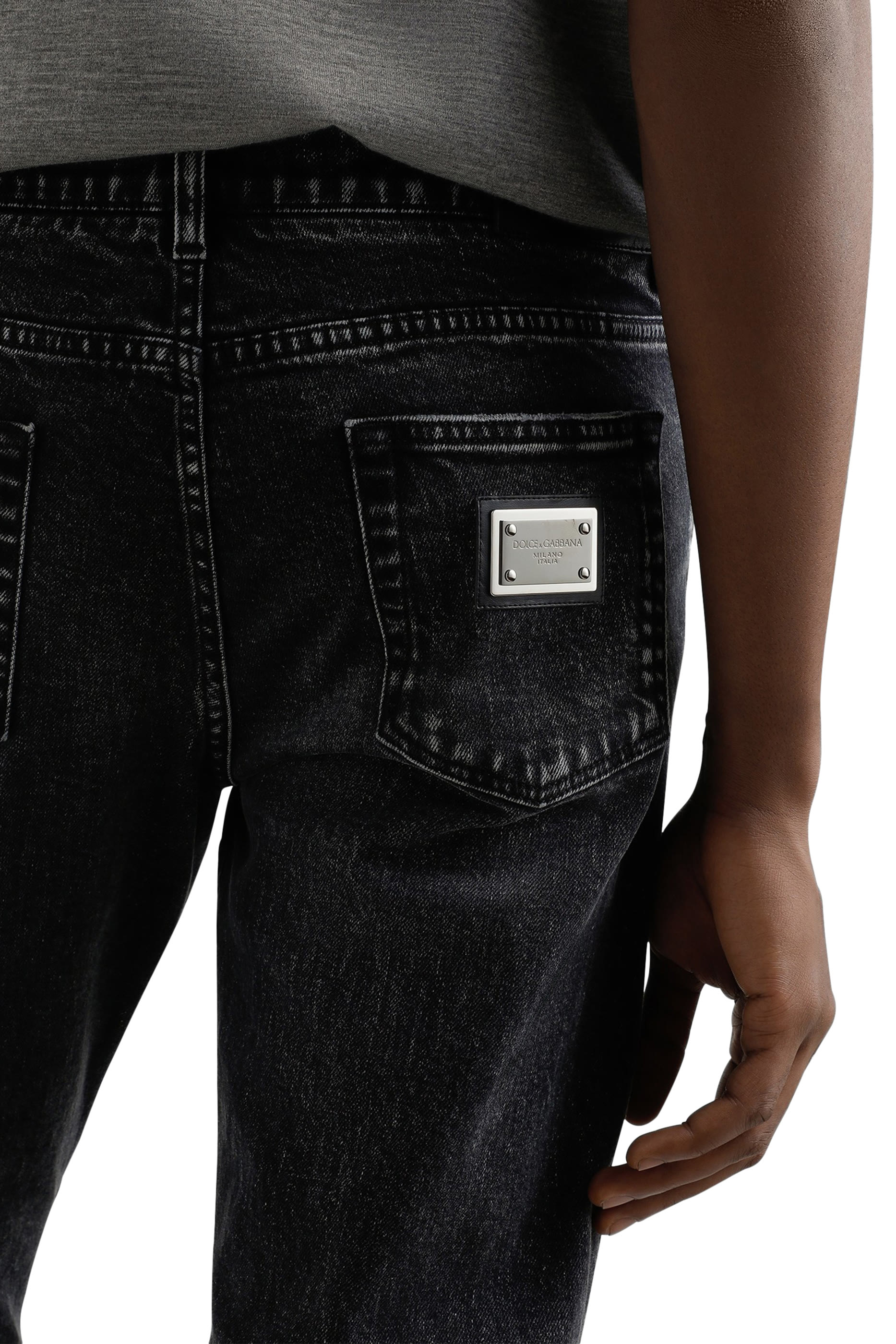 Slim-Fit Stretch Cotton Jeans