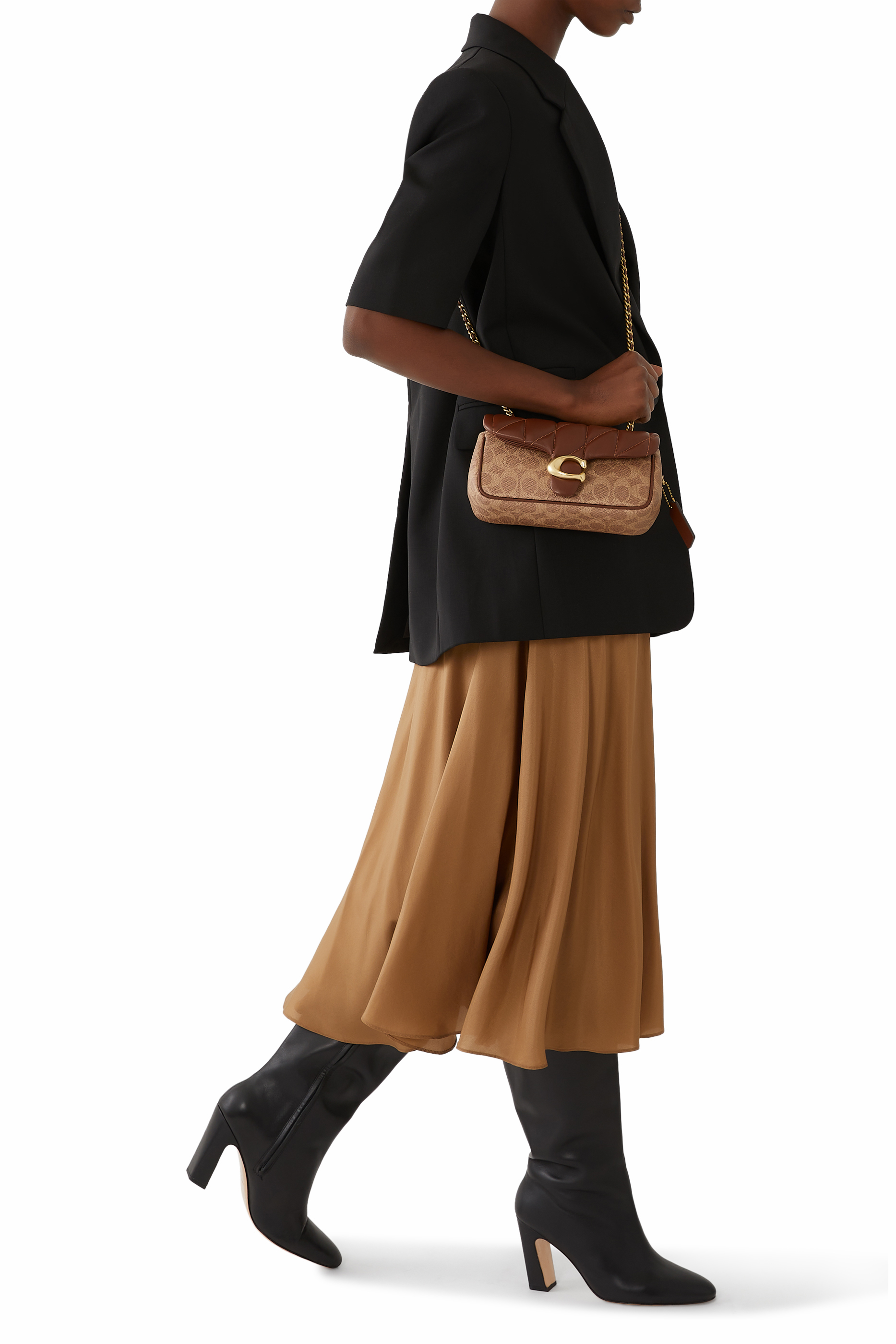 Tabby Shoulder Bag 20 in Signature Canvas with Quilting