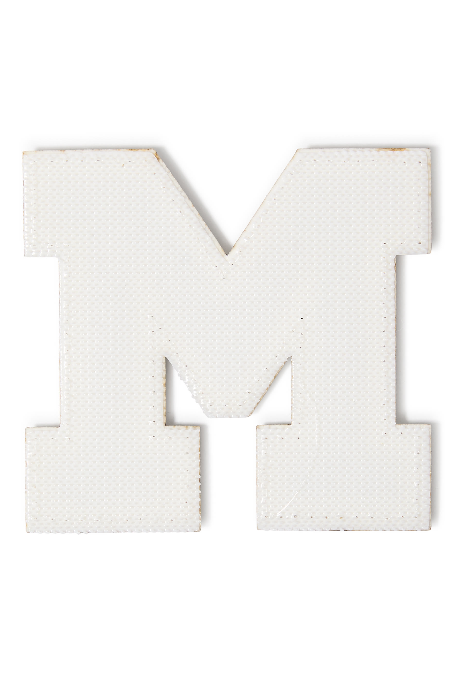 Kids 3" Chenille Sparkle ‘M’ Letter Patch