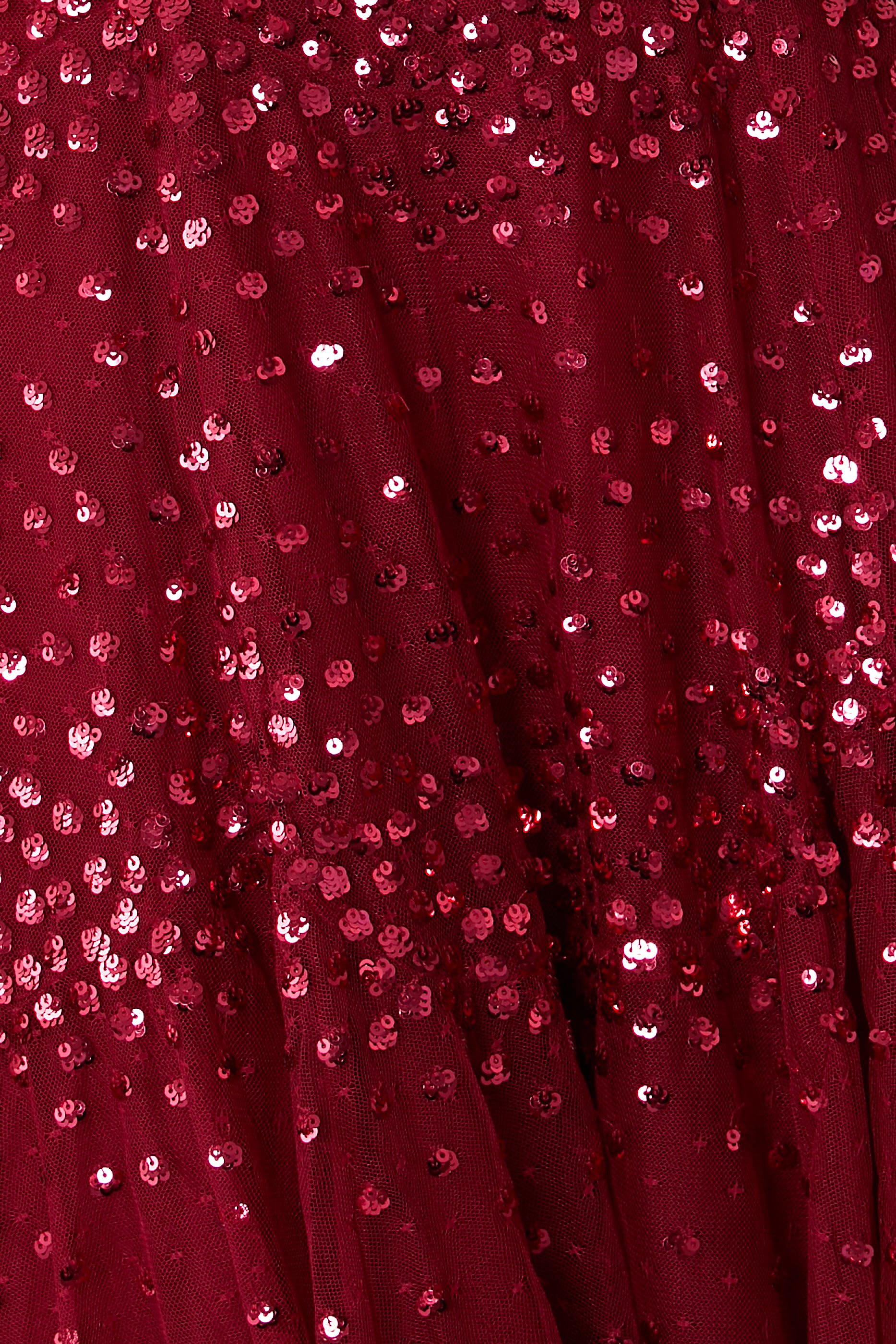 Scallop Sequin Ballerina Dress 