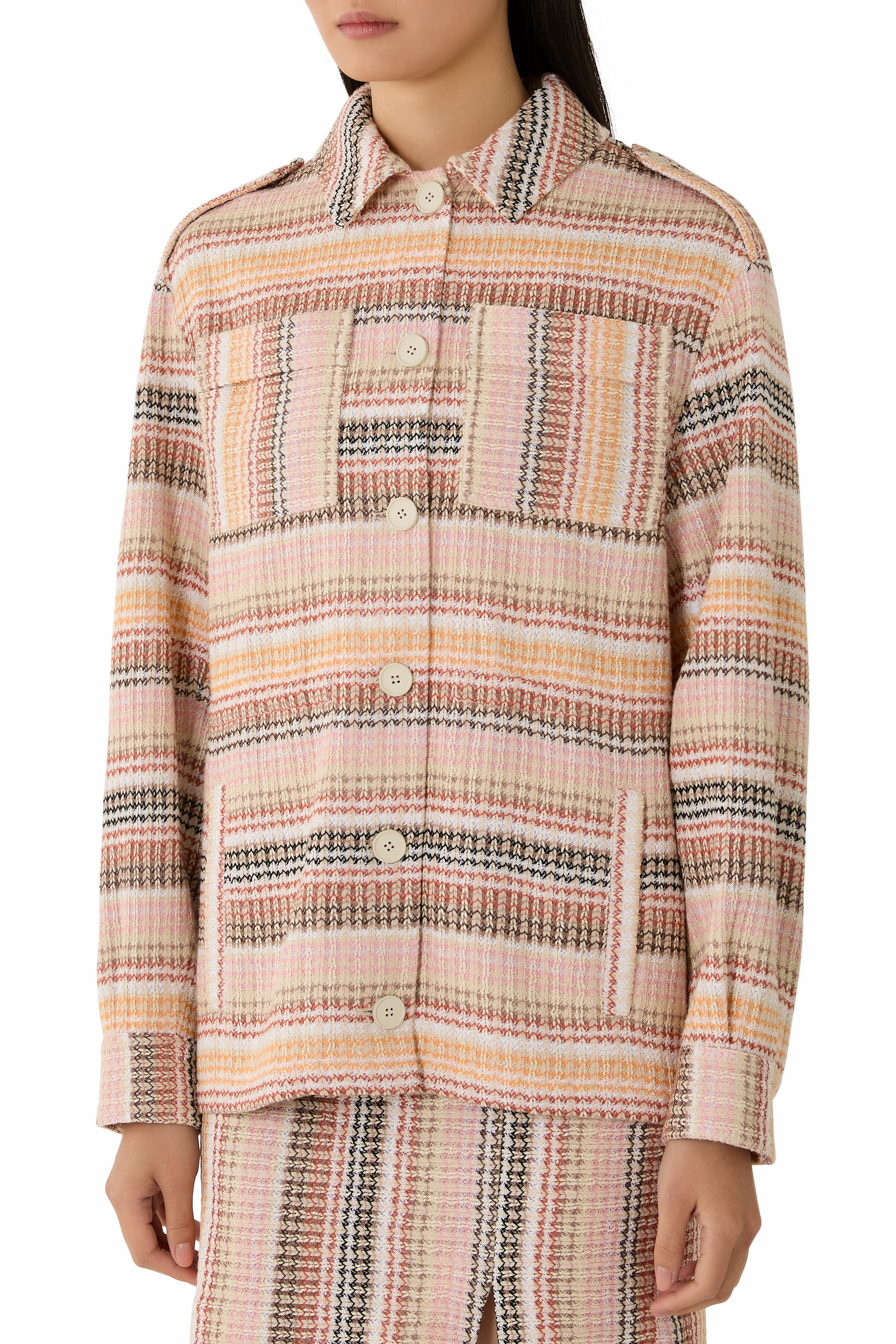 Caperdoni Cotton Blend Overshirt