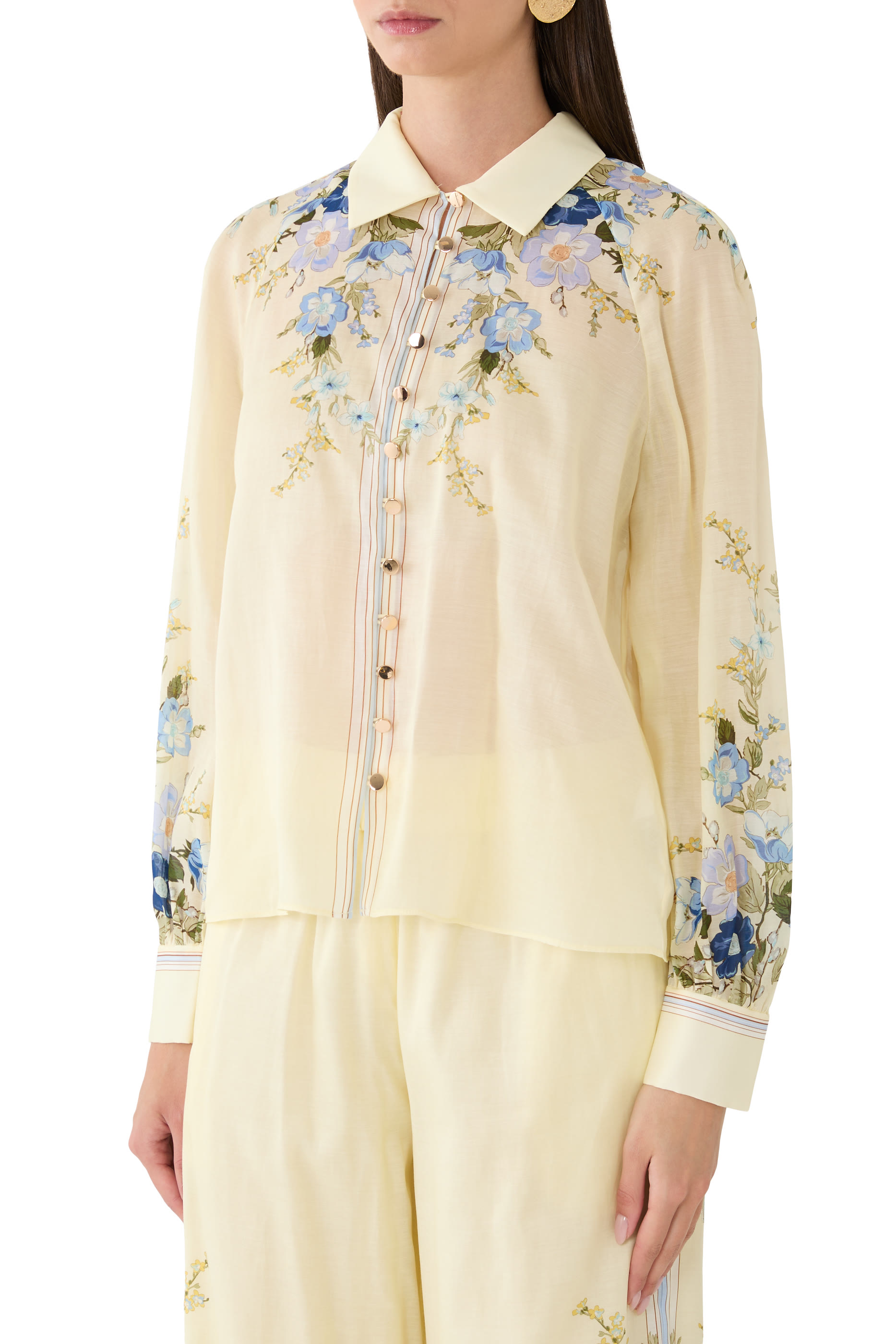 Floral Organza Blouse