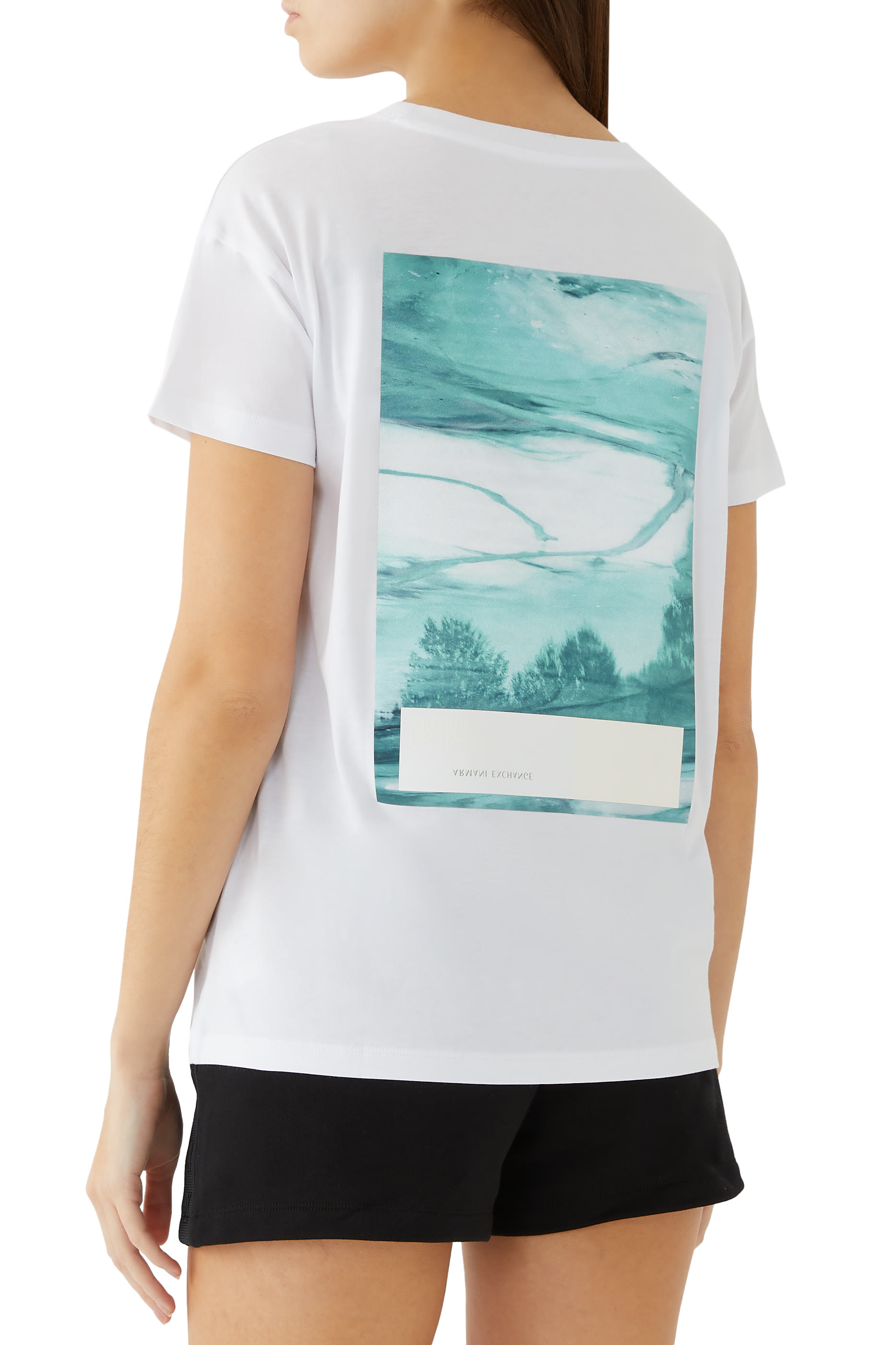 Back Print Short Sleeves T-Shirt