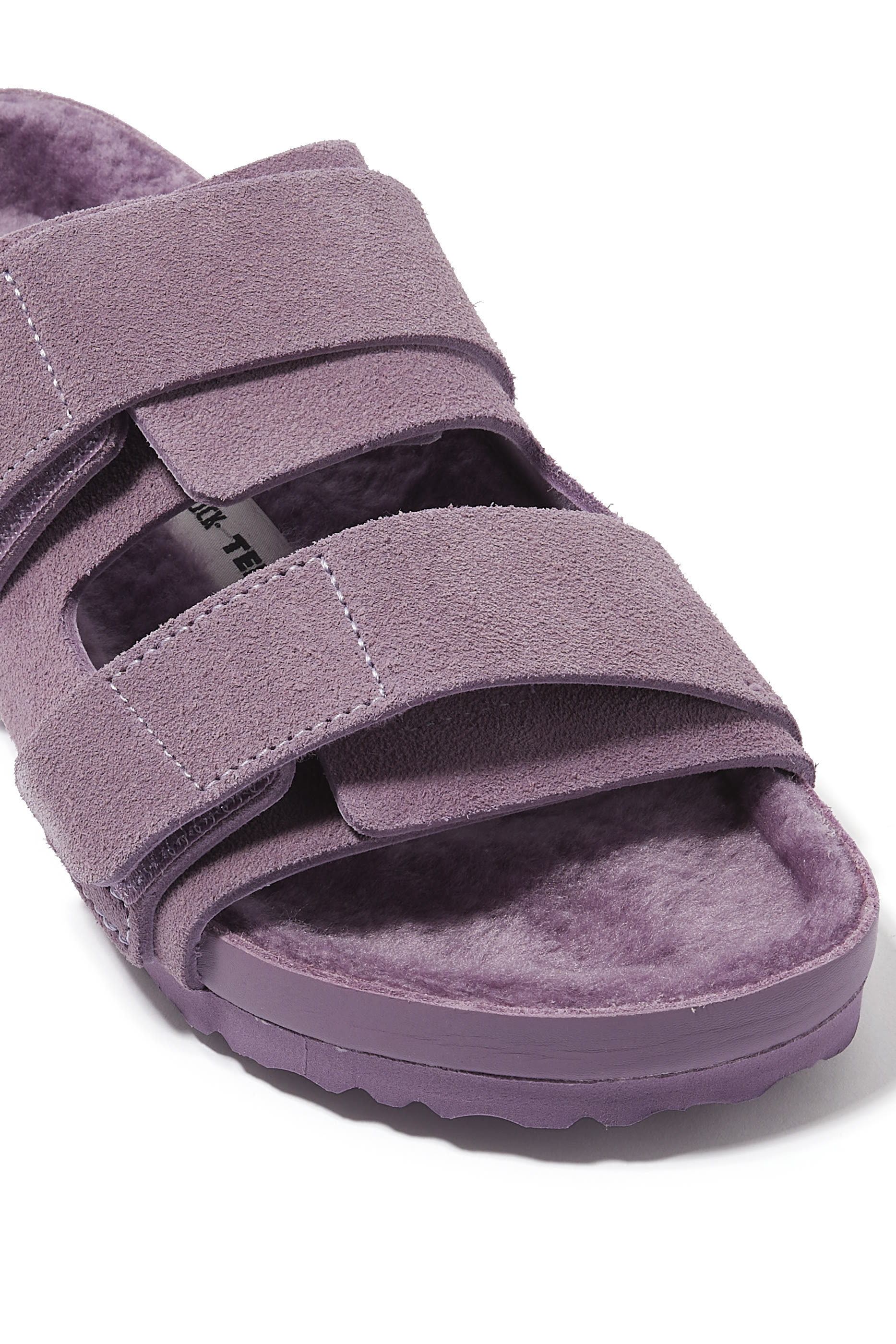 Uji Tekla Suede Fur Sandals