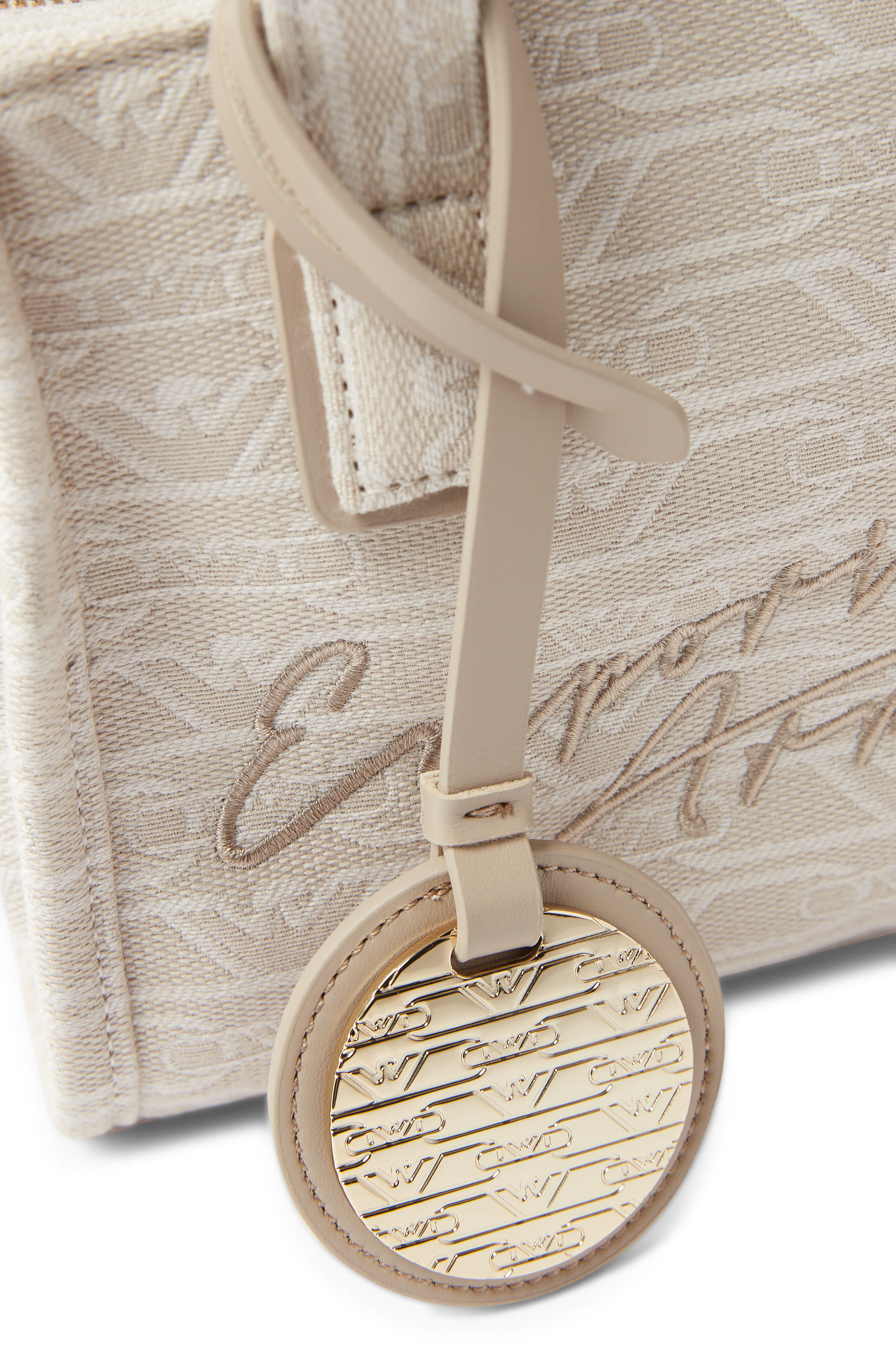 All-Over Monogram Print Small Shopper Bag