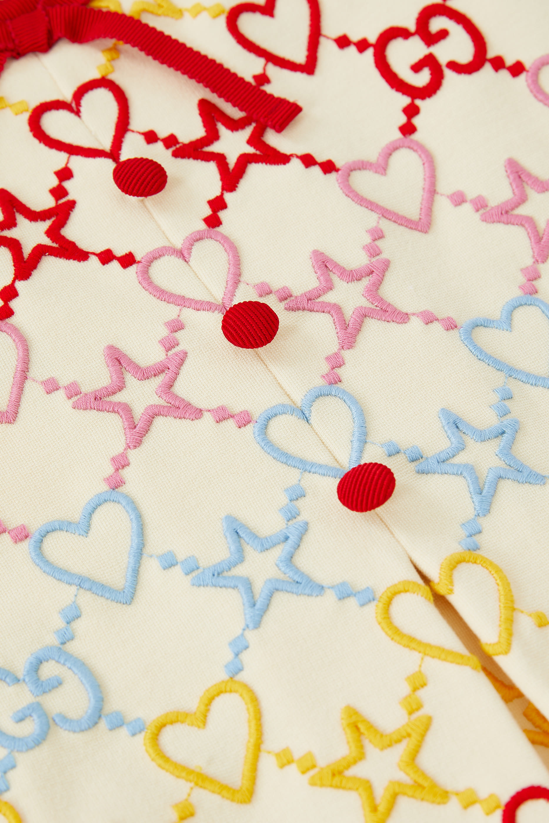 Kids GG Hearts Viscose Dress