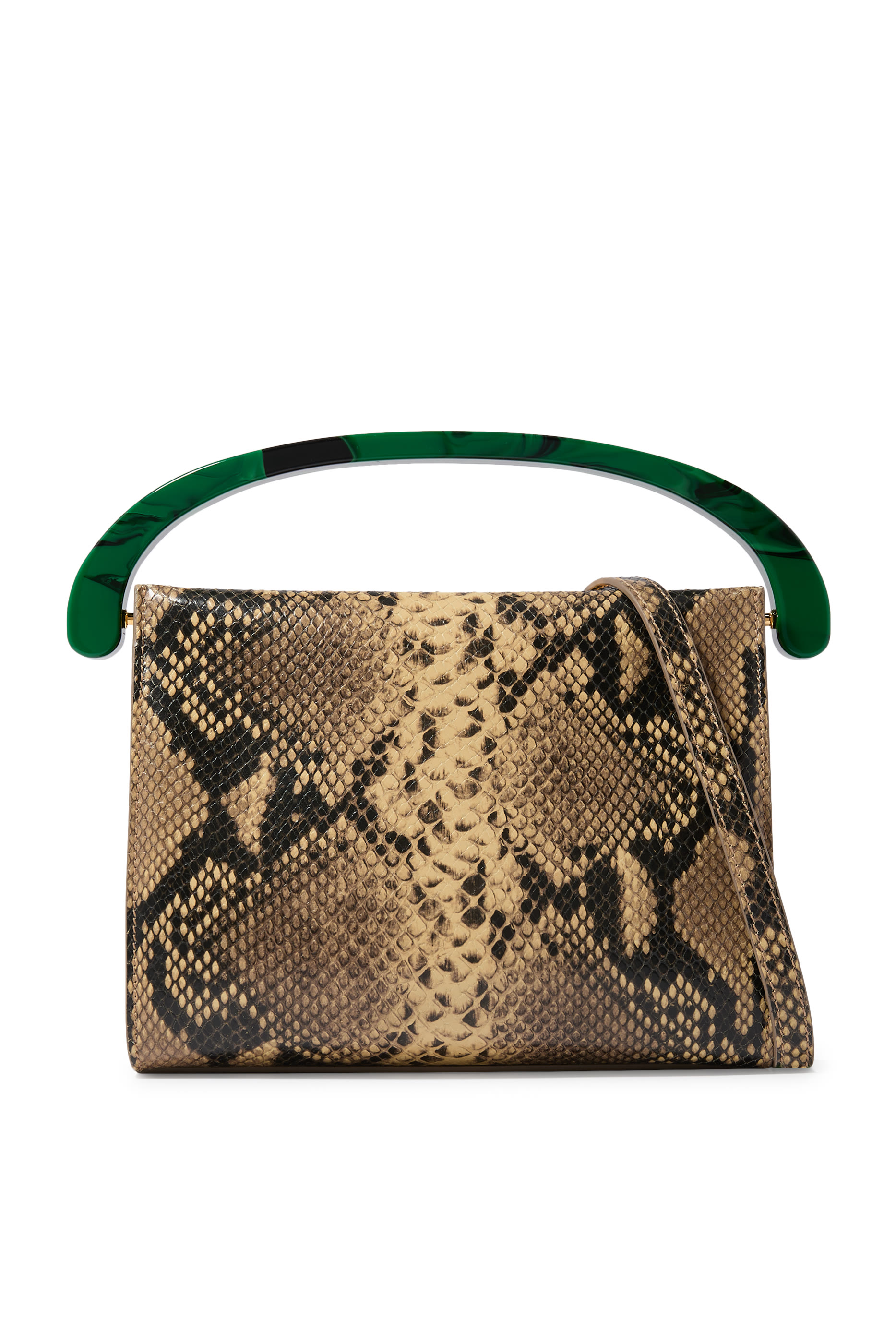 Python Pattern Top-Handle Bag