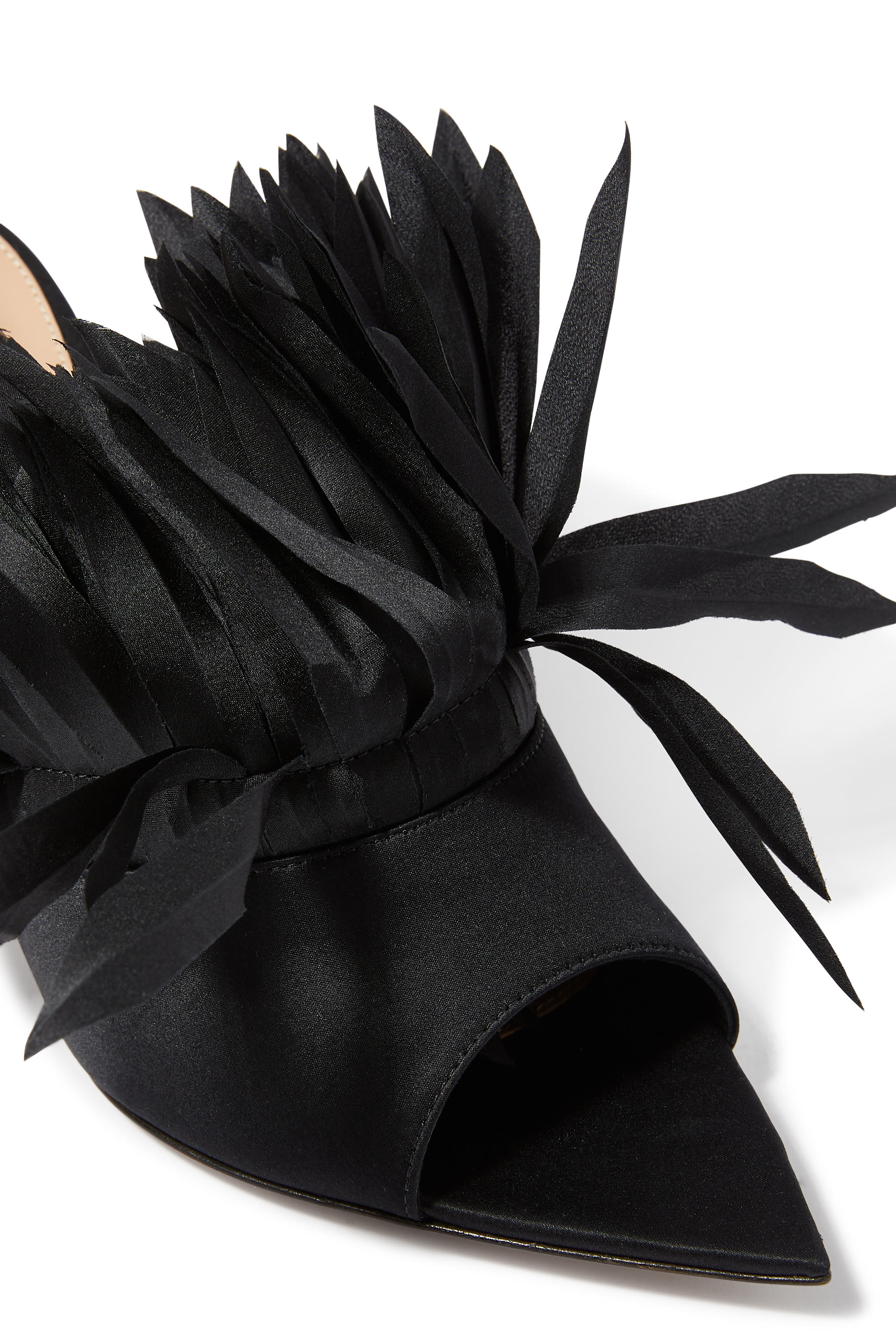 Daniah 85 Suede Flower Mules