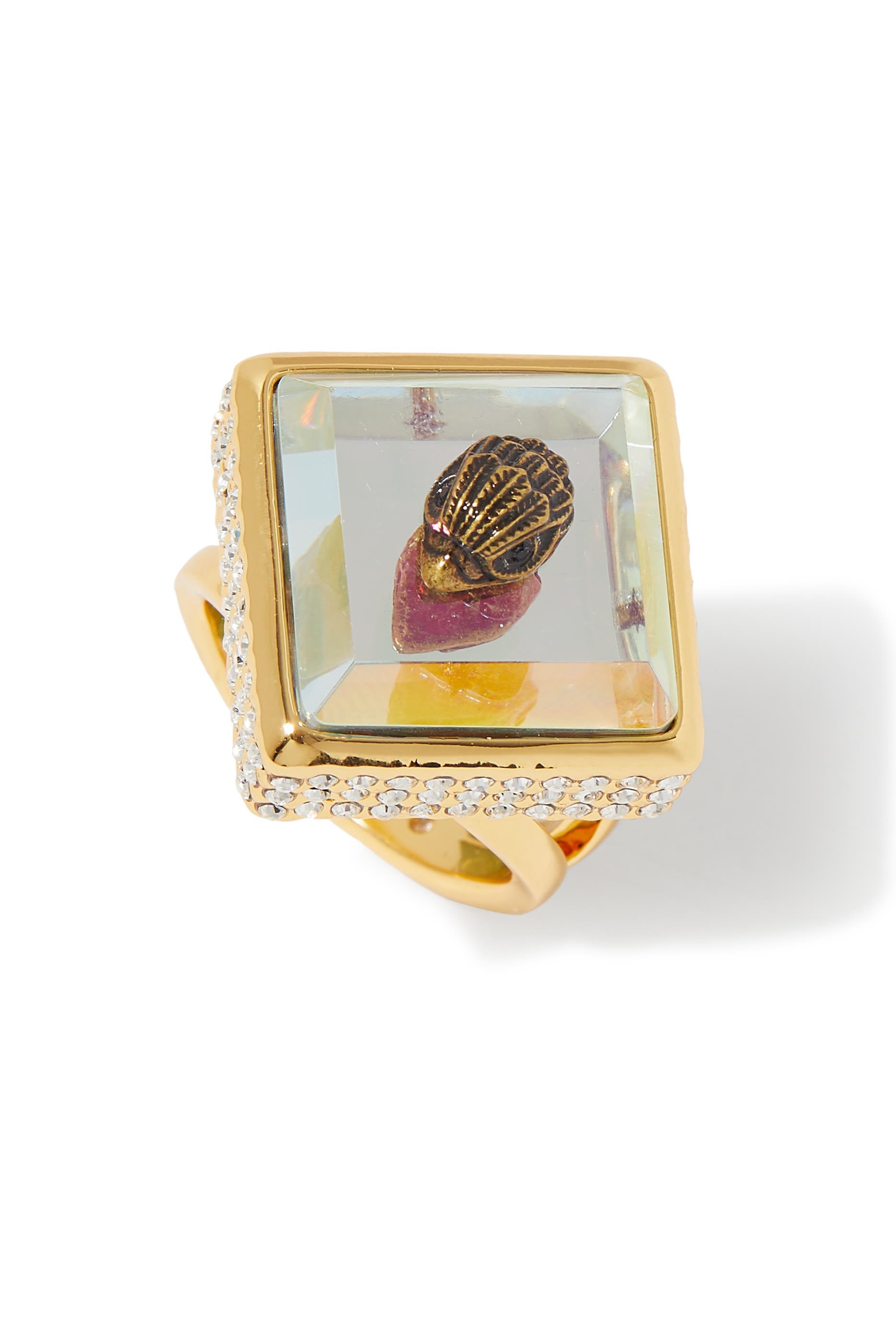 Eagle Square Cocktail Ring