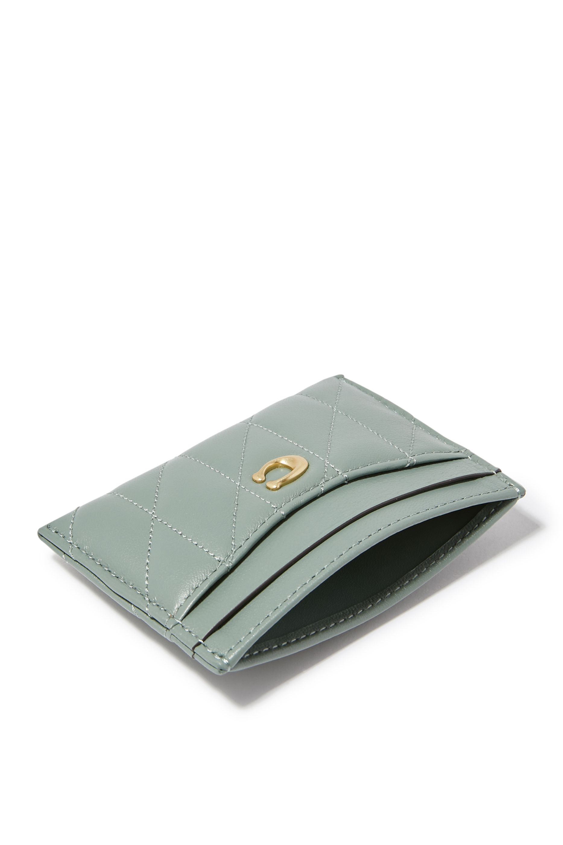 Essential Card Case With Pillow Quilting