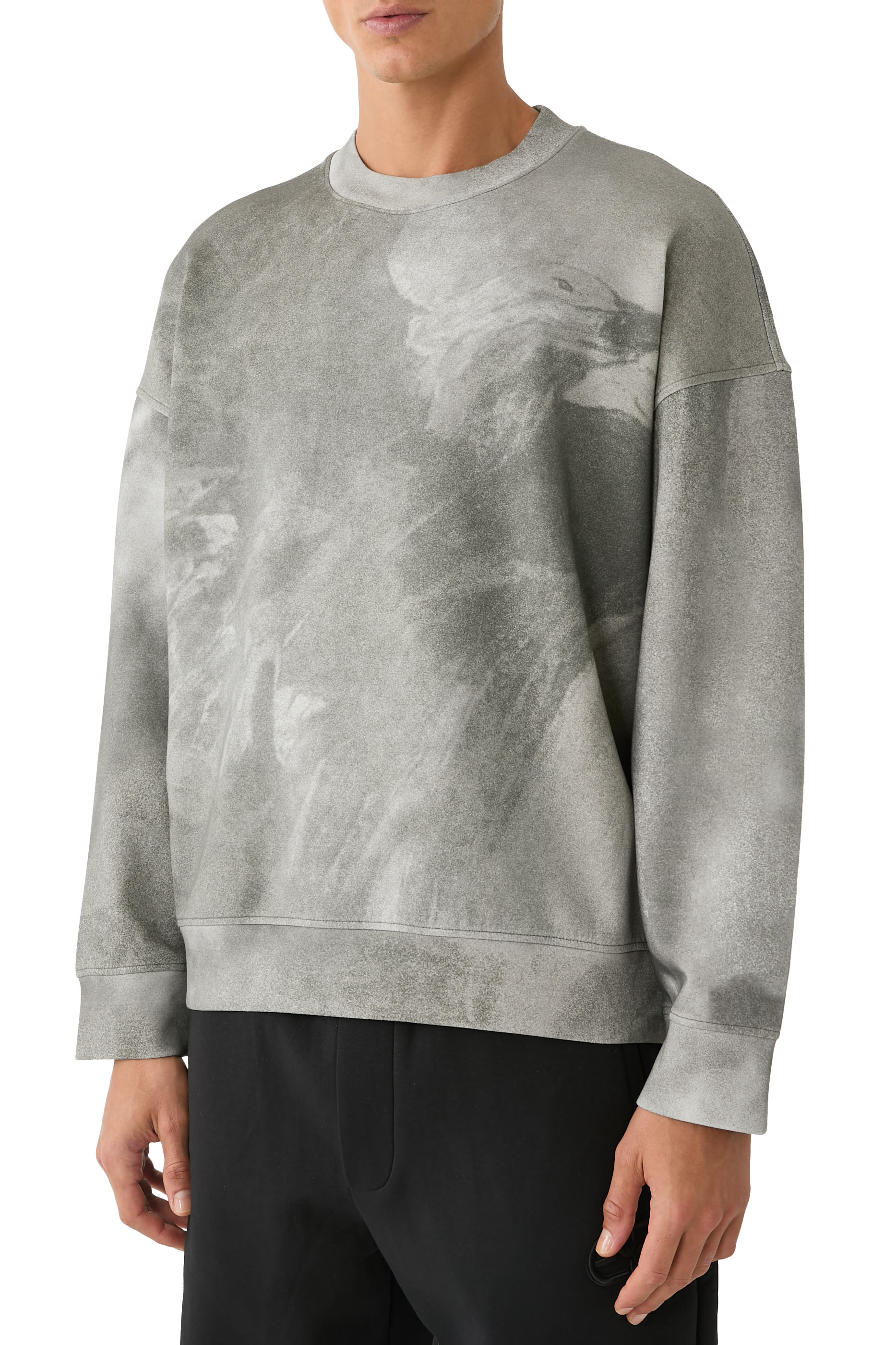 Eagle Digital-Print Sweatshirt