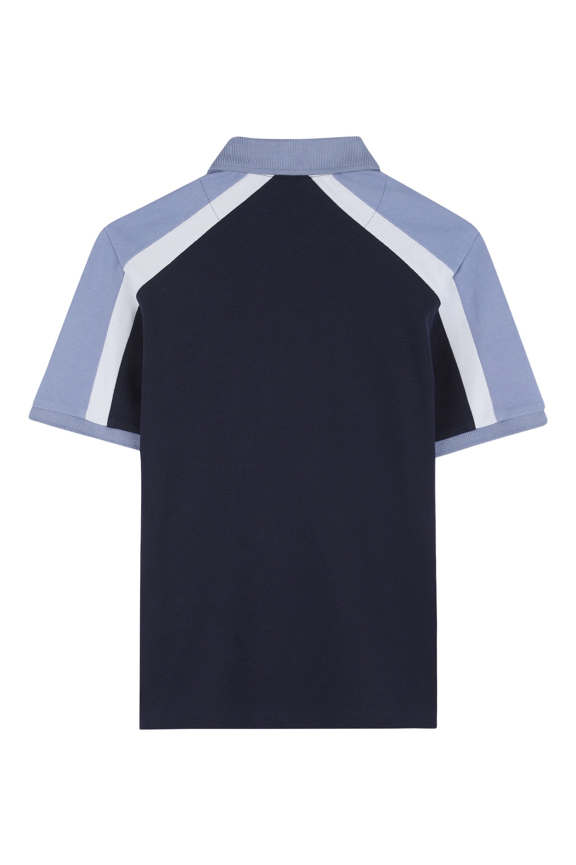 Kids Logo Color-Block Polo Shirt