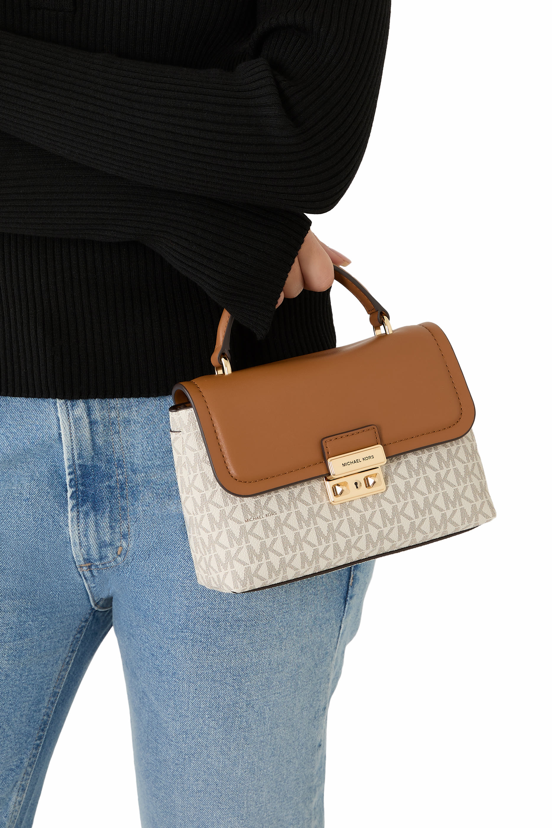 Tribeca Extra-Small Signature Logo Satchel