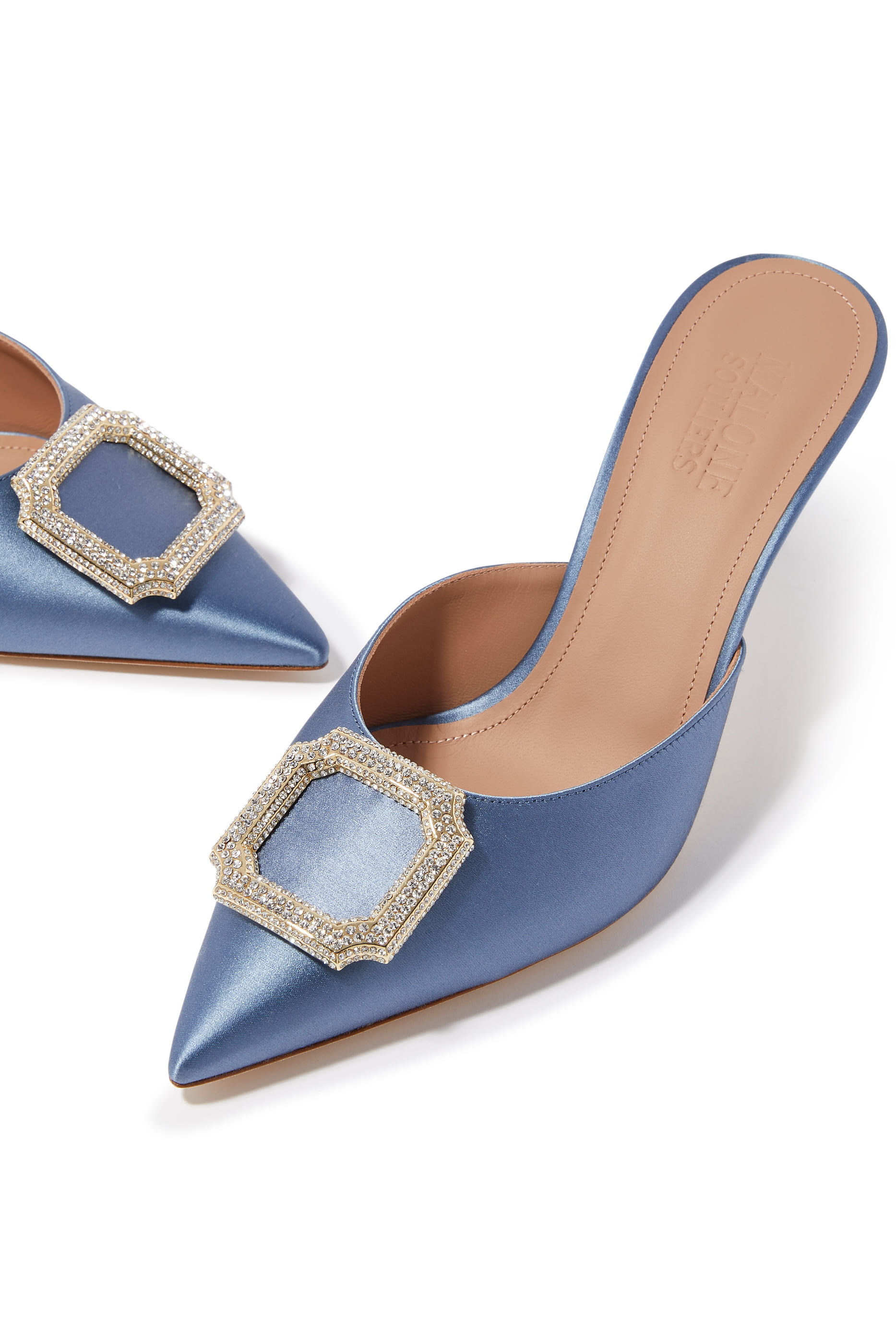 Mona Satin 70 Mules