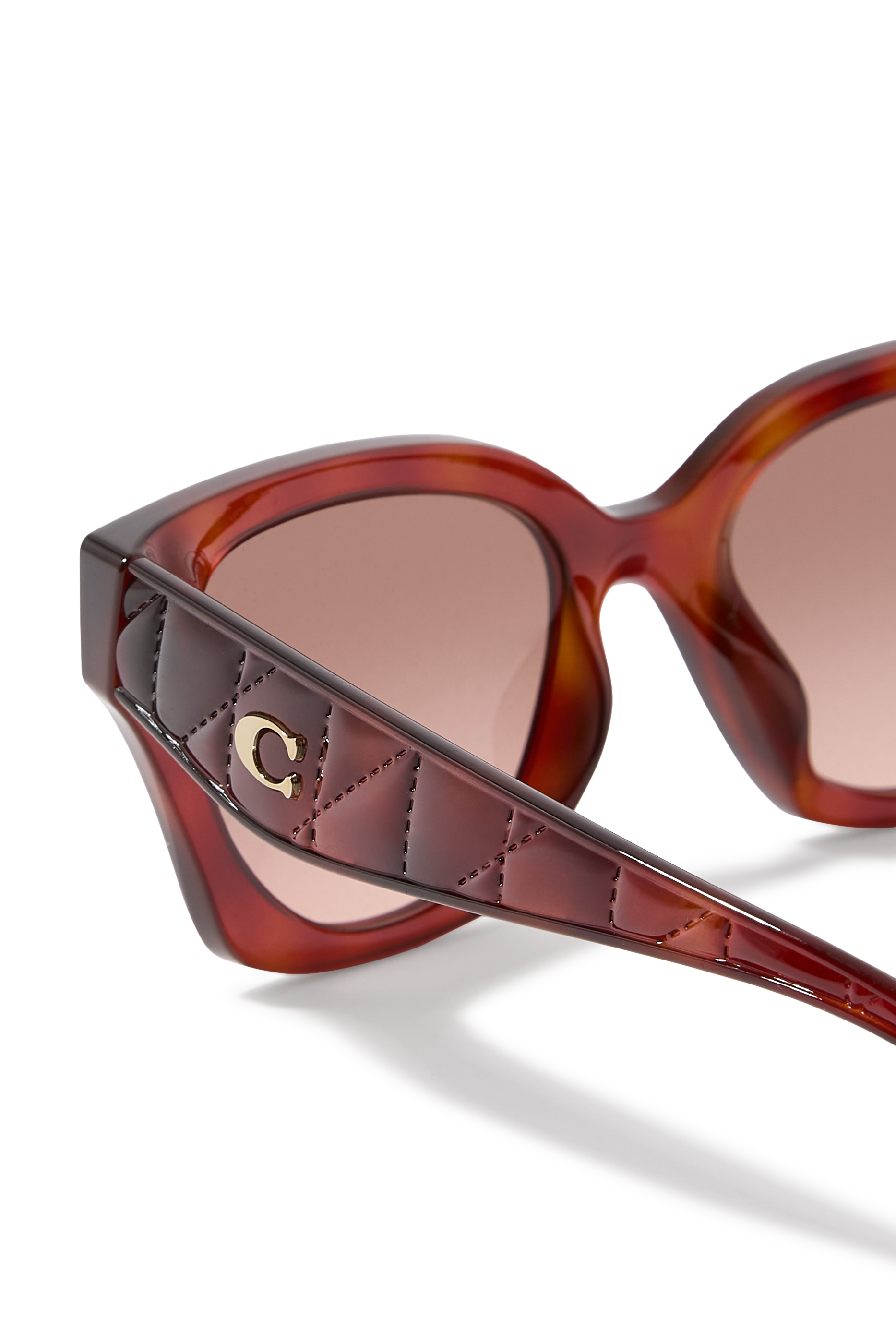 Quilted Tabby D-Frame Sunglasses