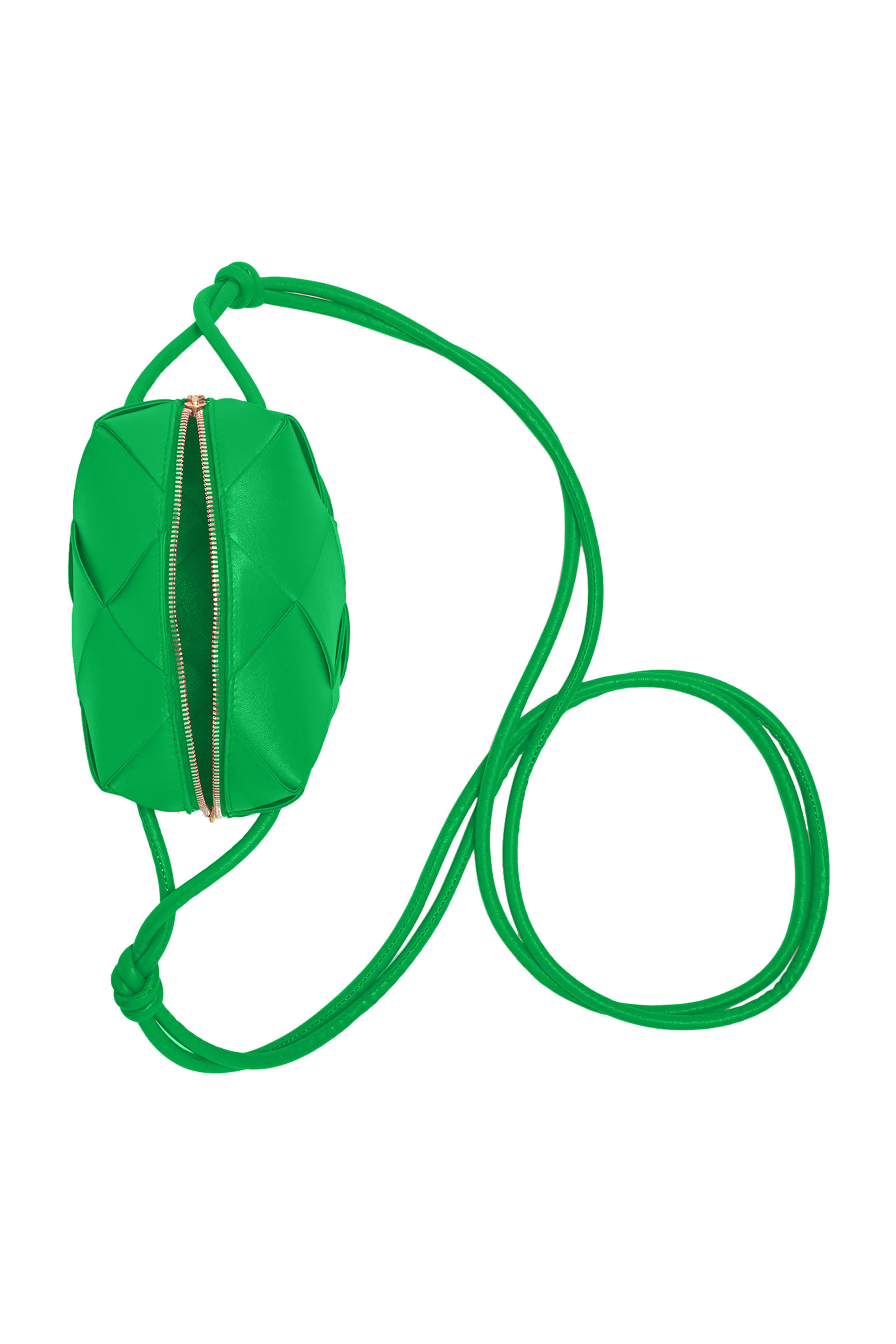 Mini Cassette Intrecciato Crossbody Bag