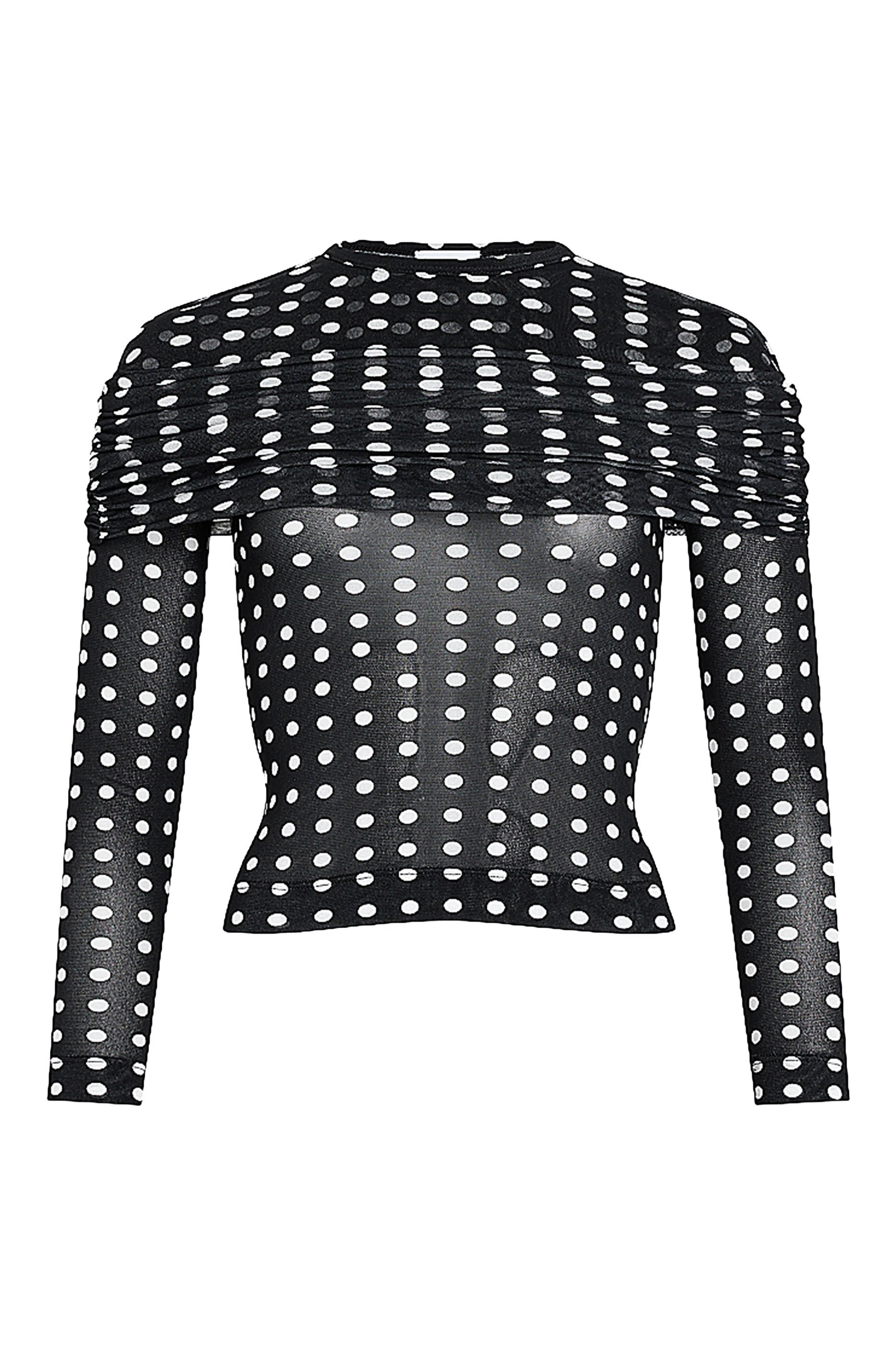  Recycled Nylon Long Sleeve Top 
