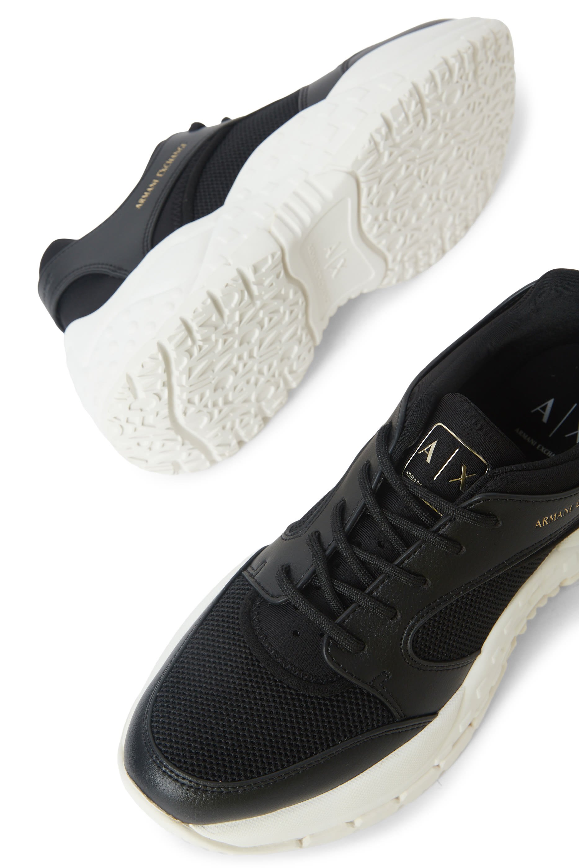 Logo Technical Fabric Sneakers