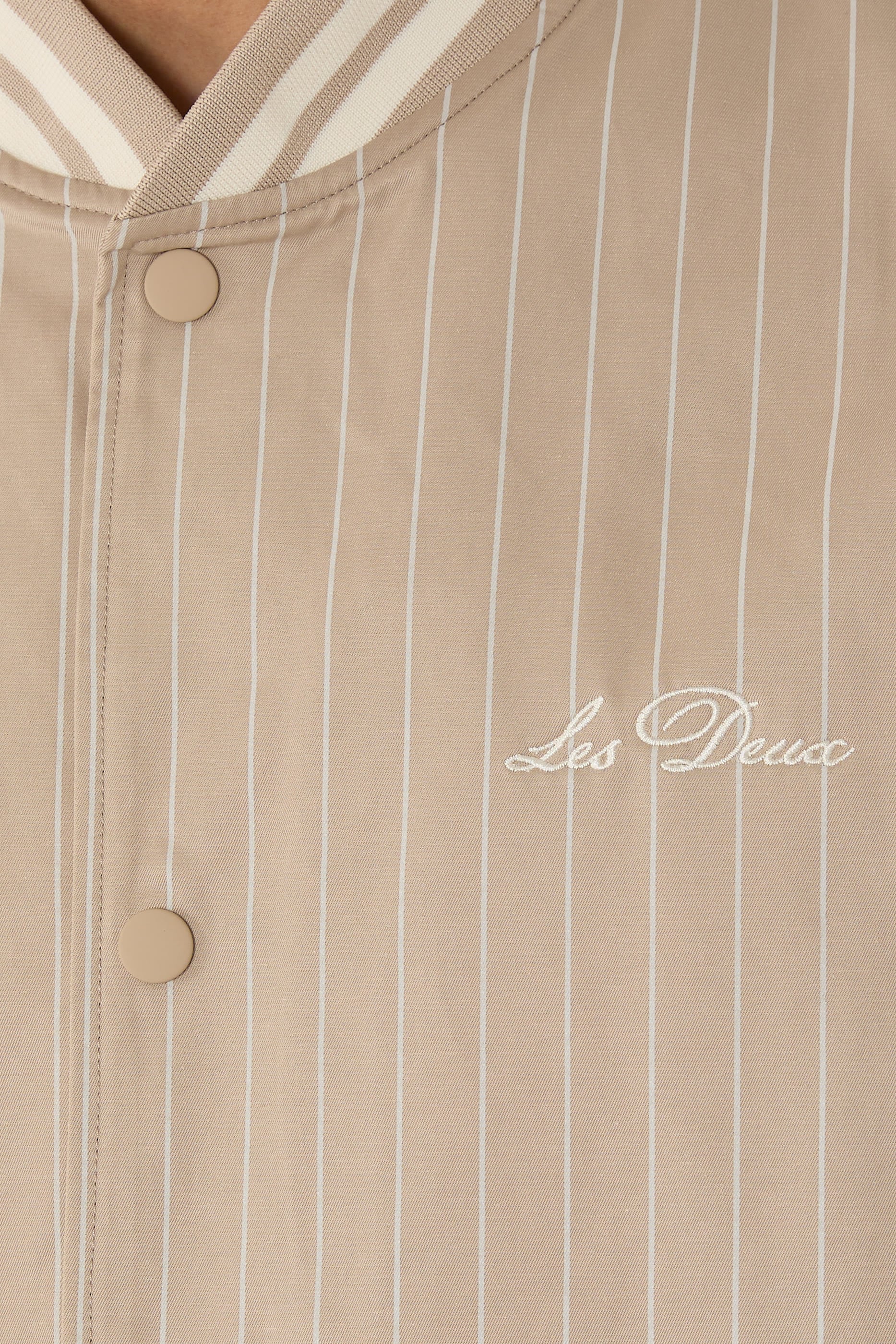 Varsity Tech Pinstripe Jacket