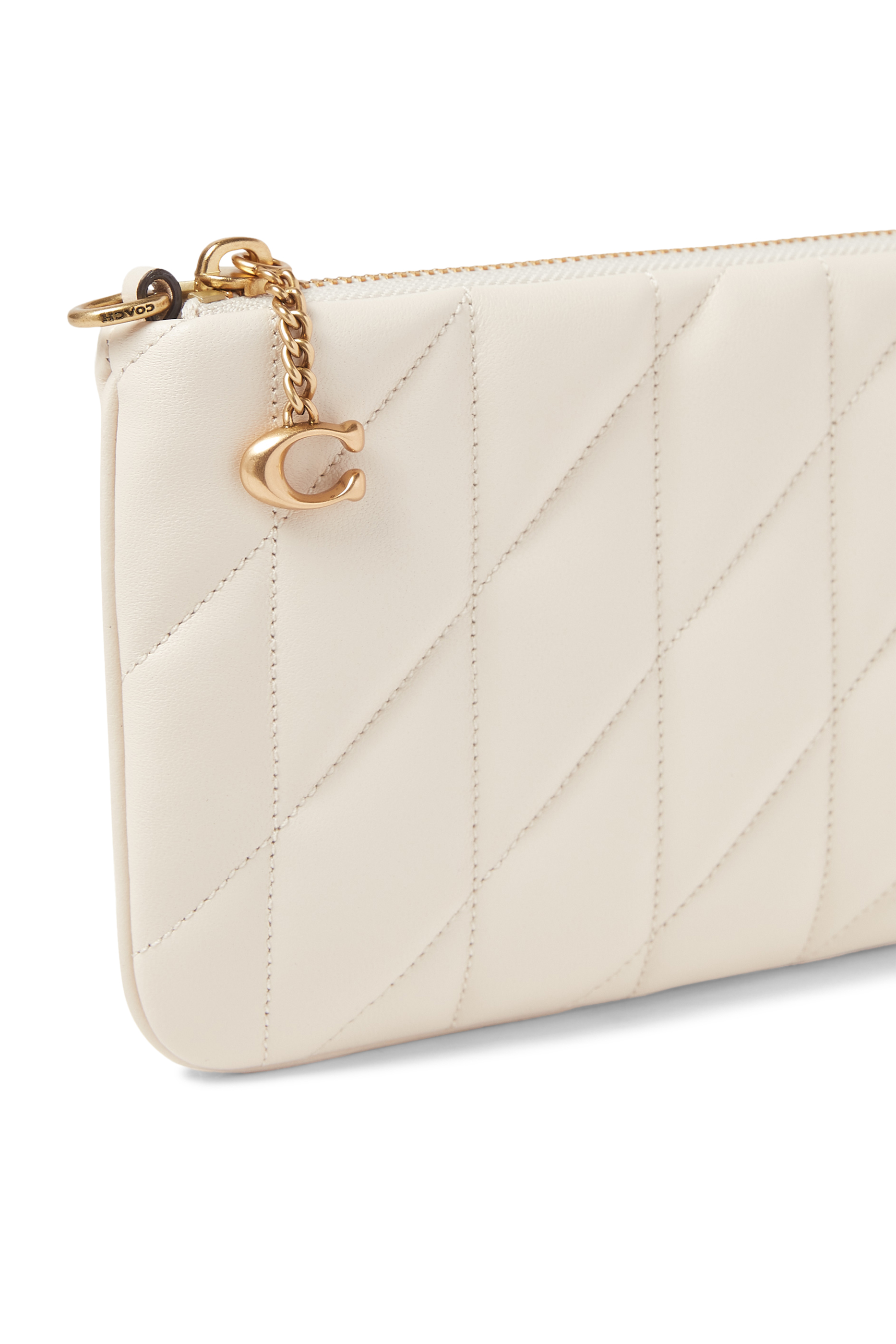 Pouch Bag in Quilted Leather