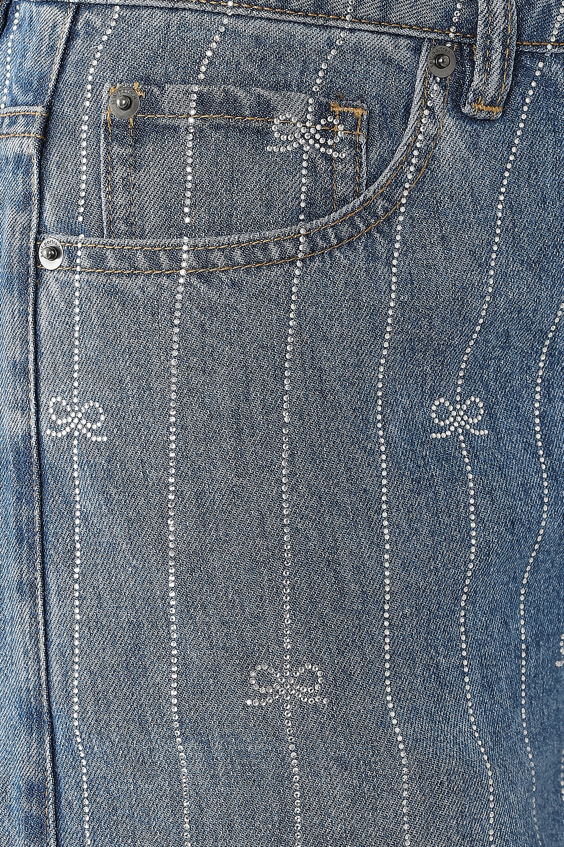 Rhinestone Stripe Jeans
