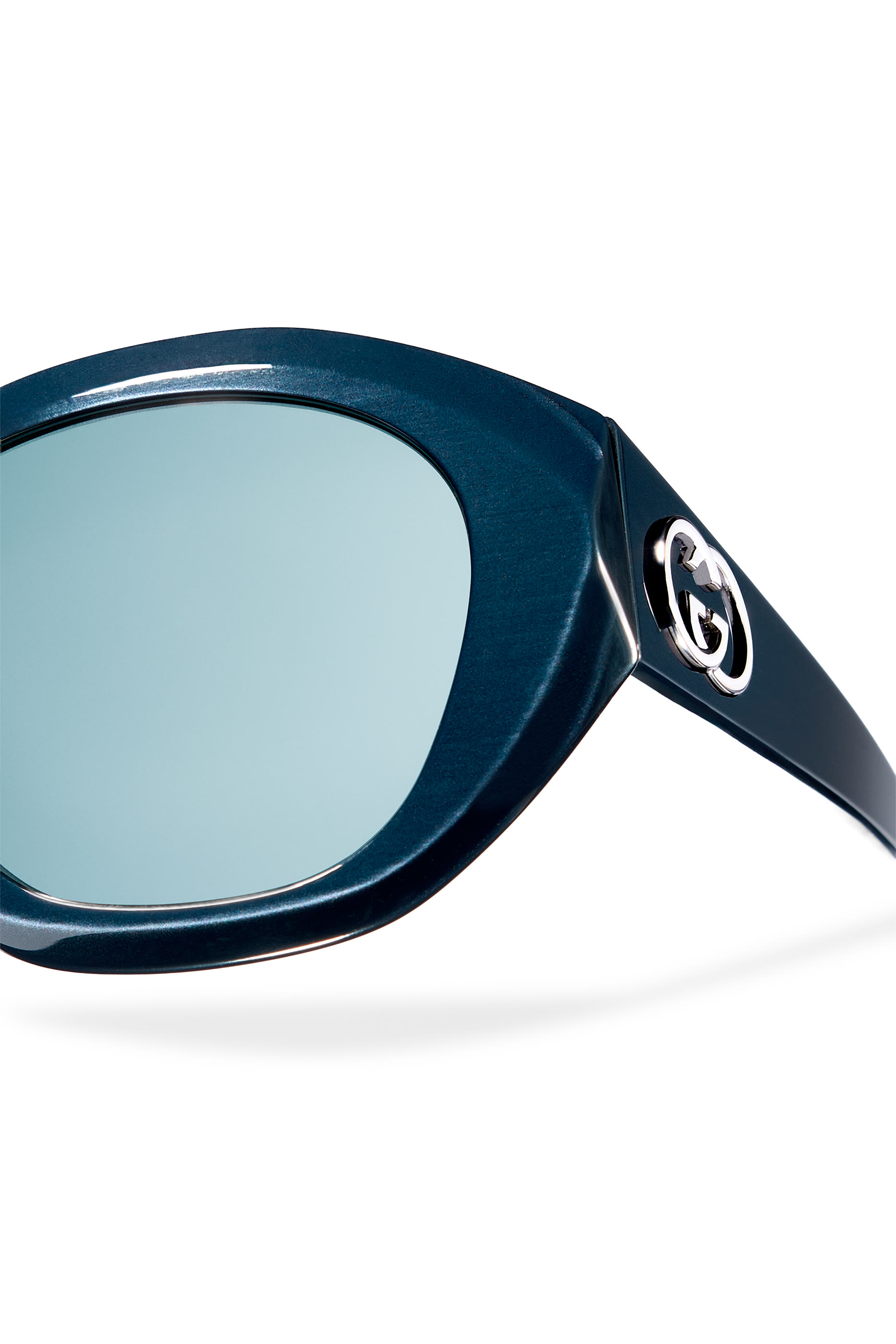 Geometric-Frame Sunglasses