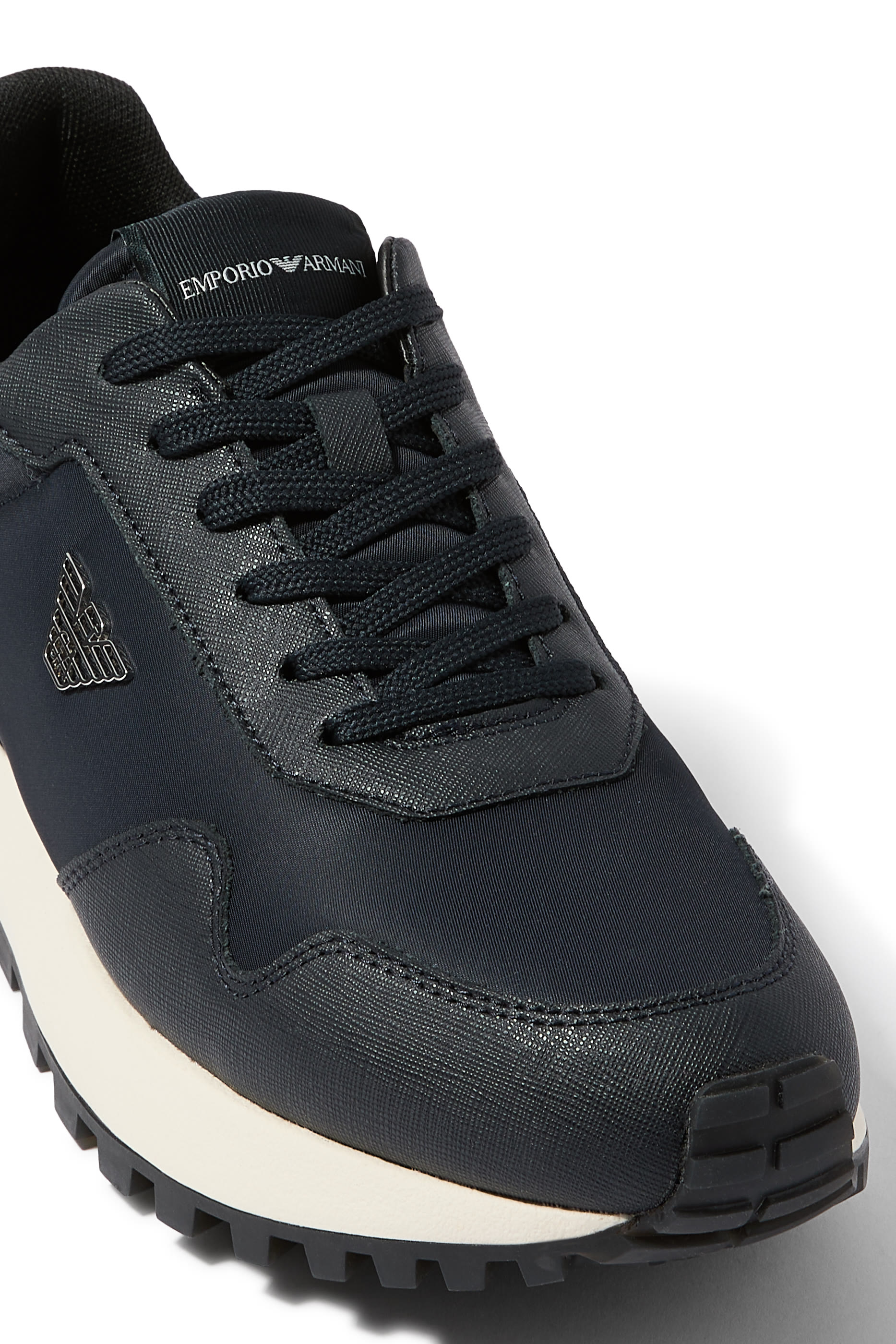 Micro Metal Logo Sneakers