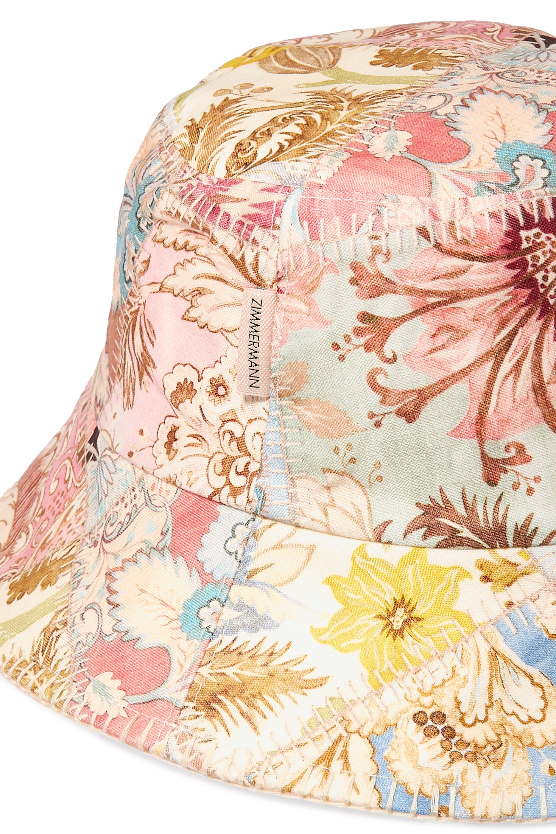 Printed Canvas Bucket Hat 