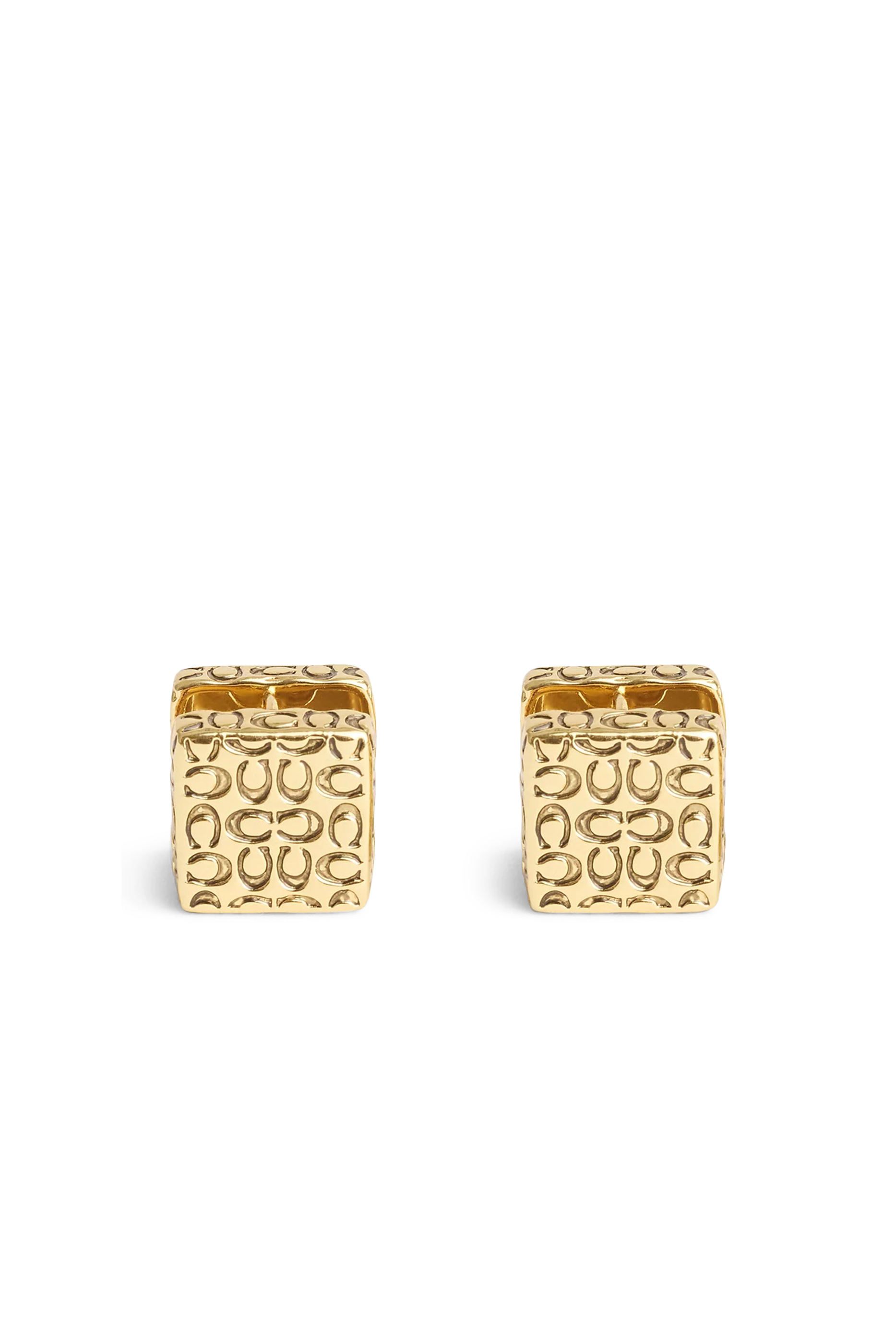 Quilted Cube Earrings